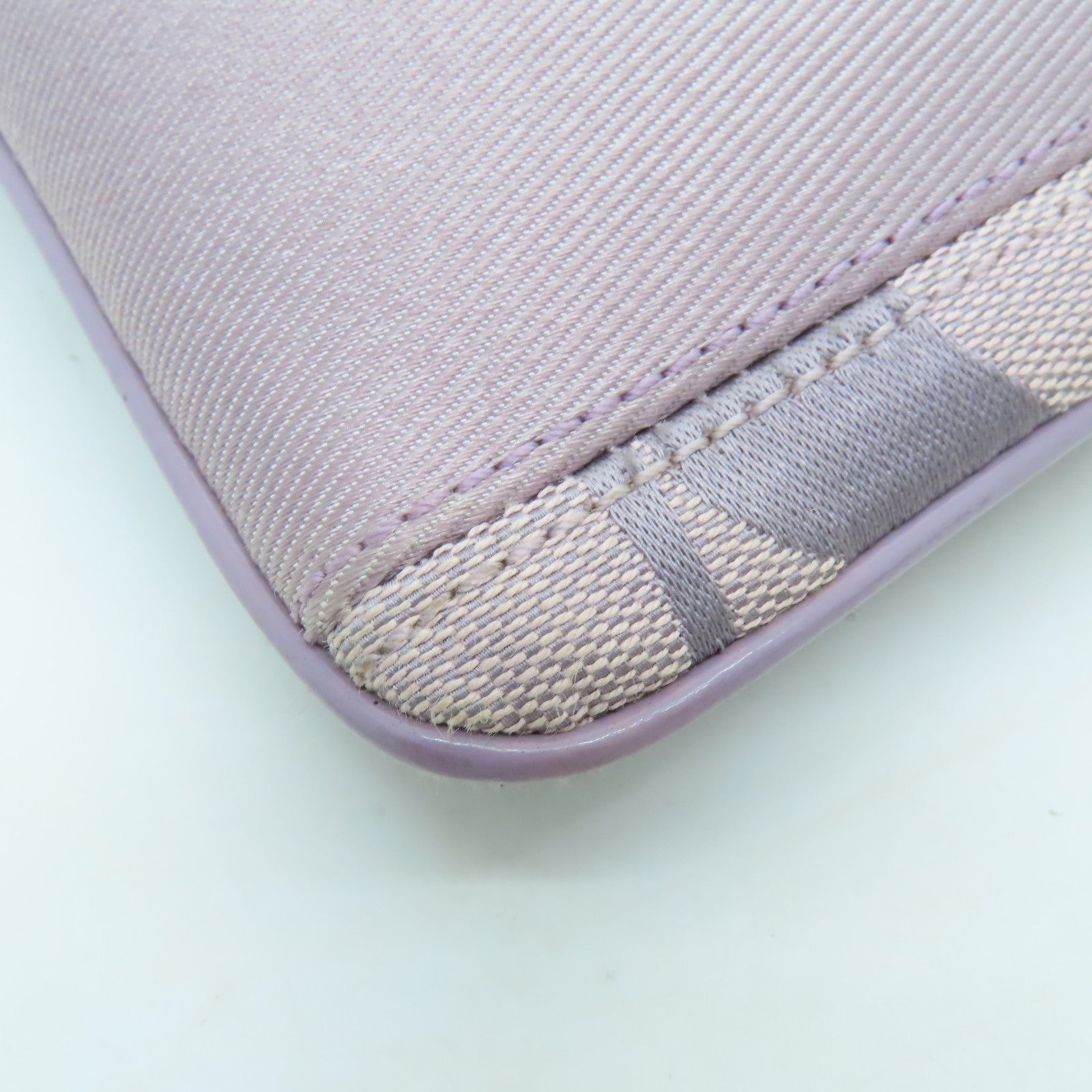 COACH 帆布Shoulder Bag銀扣肩背袋紫色