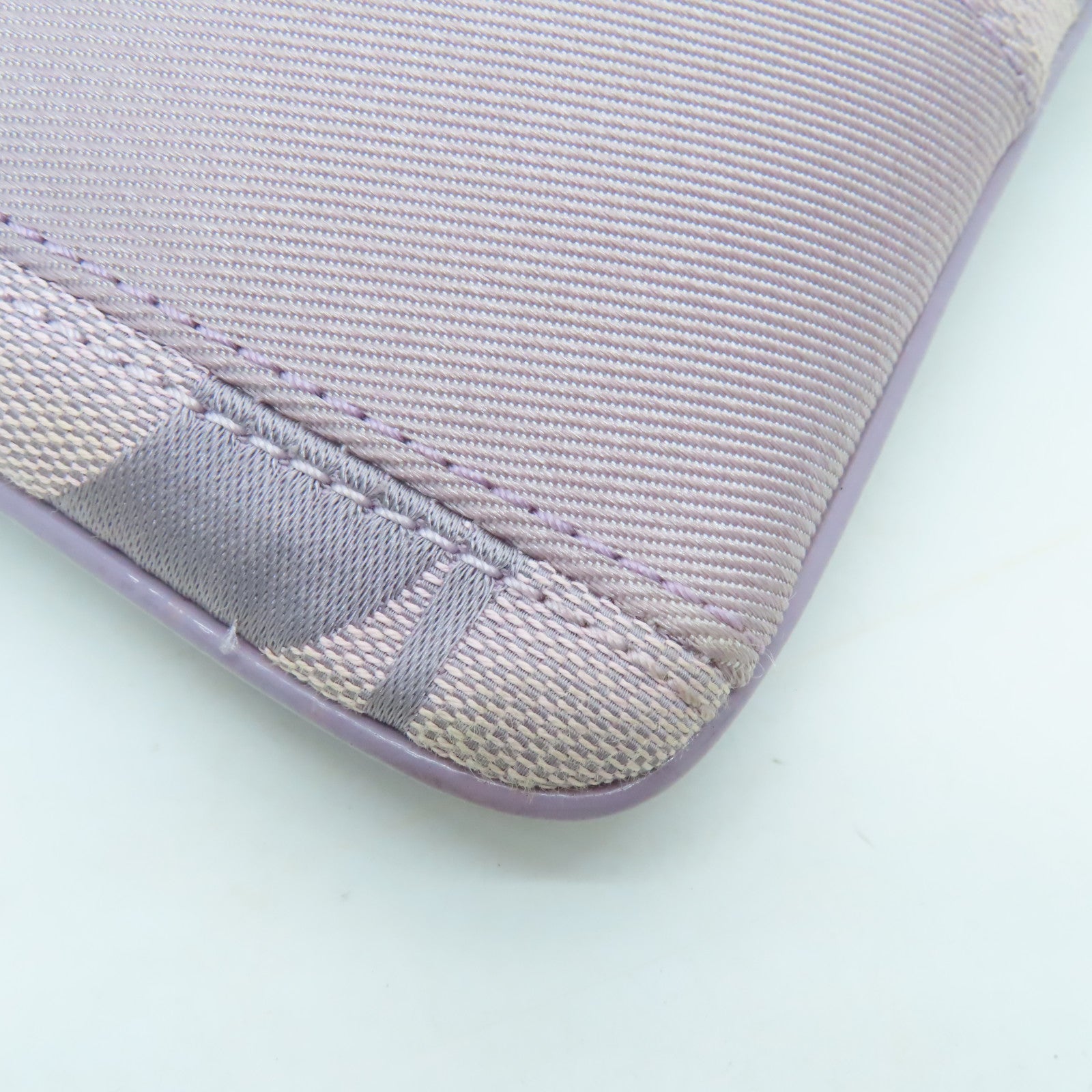 COACH 帆布Shoulder Bag銀扣肩背袋紫色