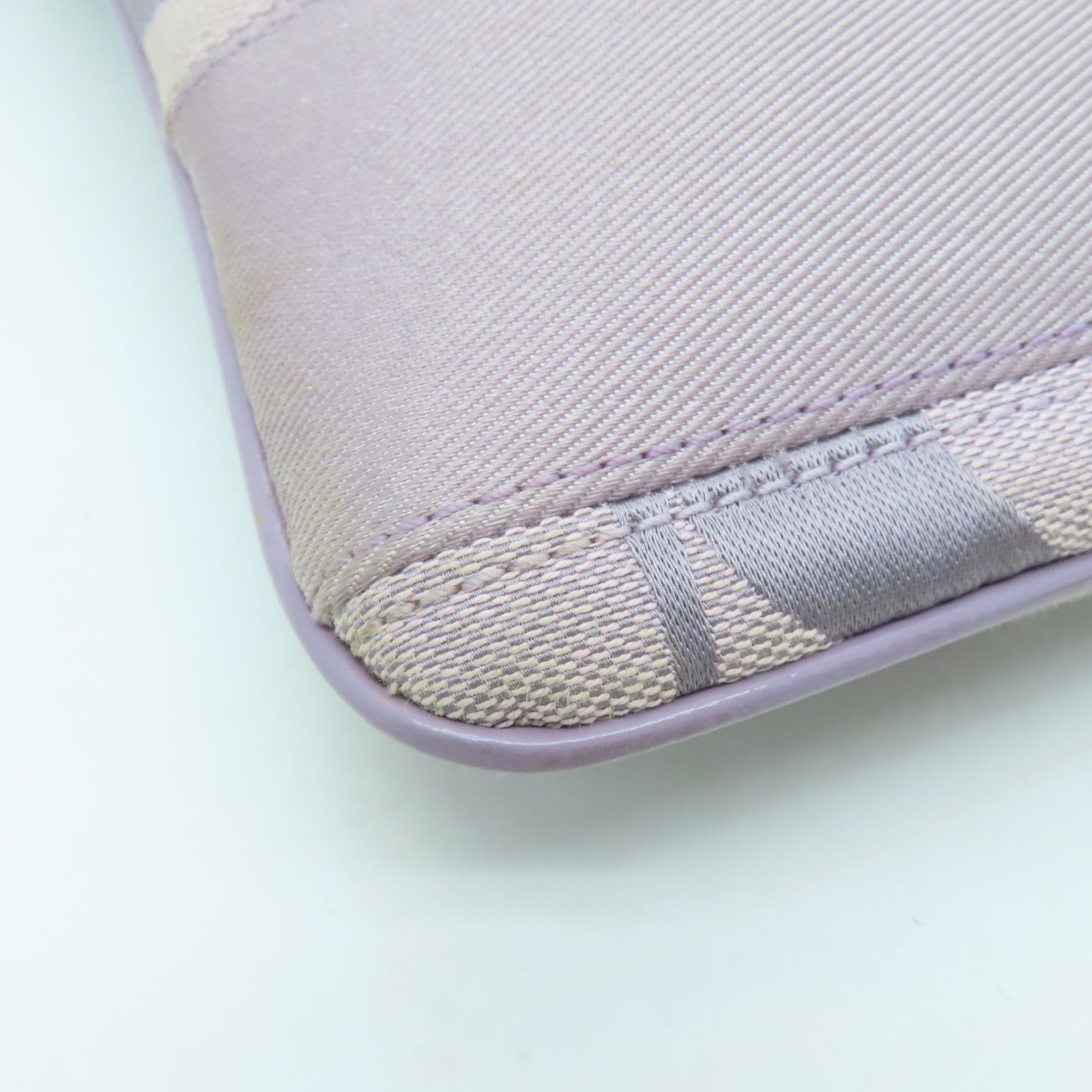 COACH 帆布Shoulder Bag銀扣肩背袋紫色