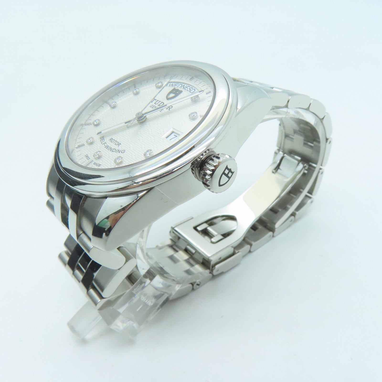 TUDOR Glamour Date Day不锈钢自动机芯灰色