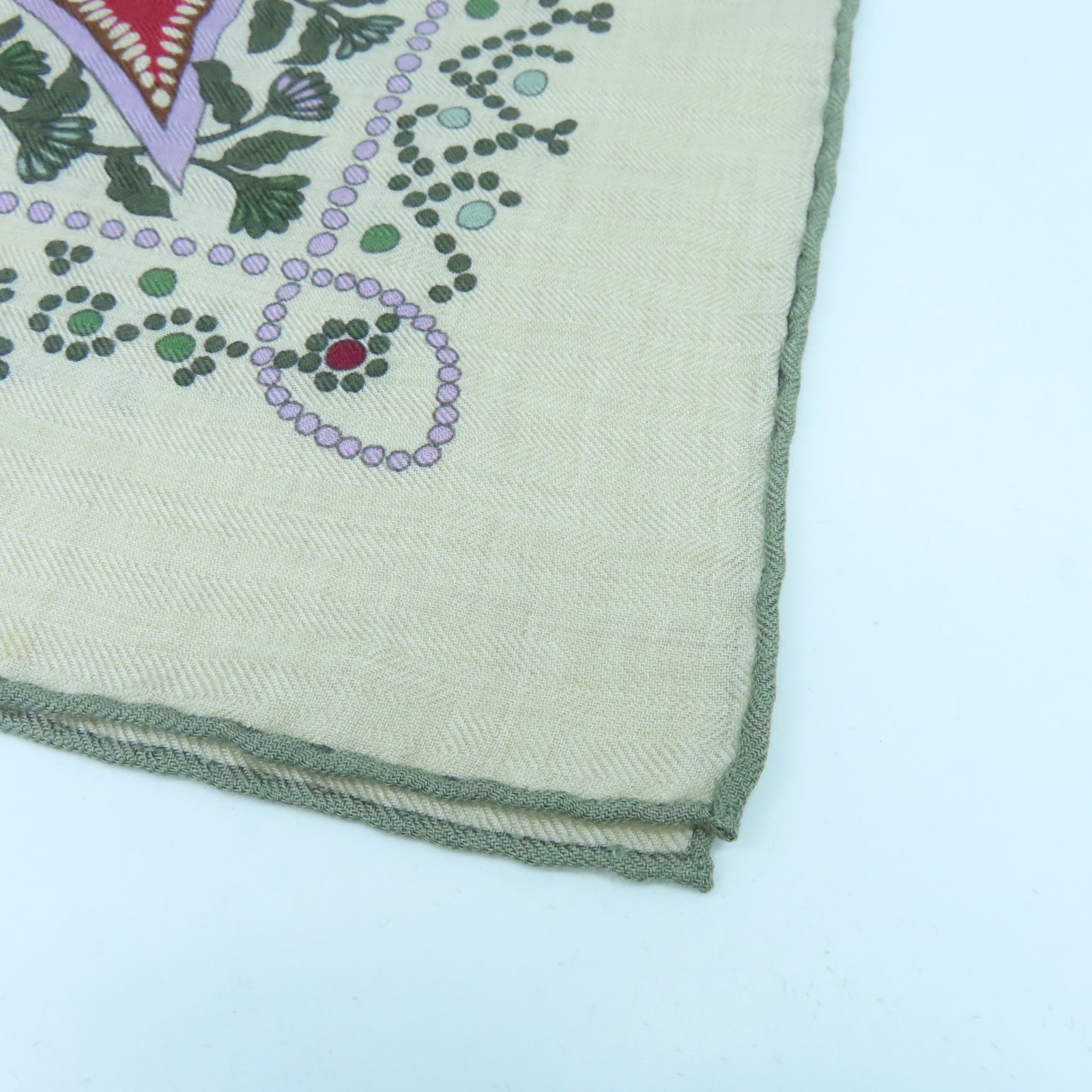 HERMES Cashmere/丝质Scarf丝巾杏色/彩色