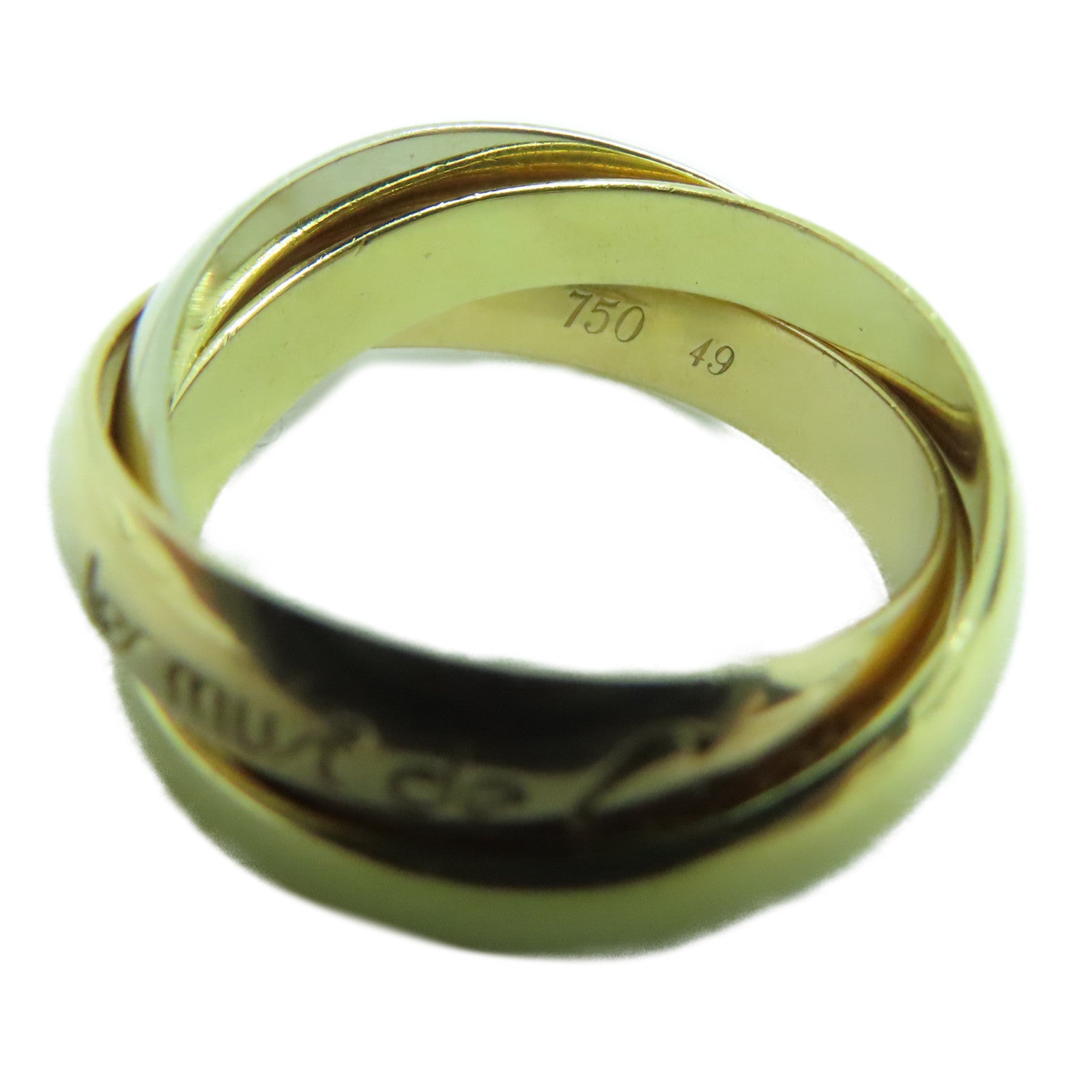 CARTIER 【激减优惠】18K黄金/玫瑰金/白金Trinity Ring戒指Cartier#49