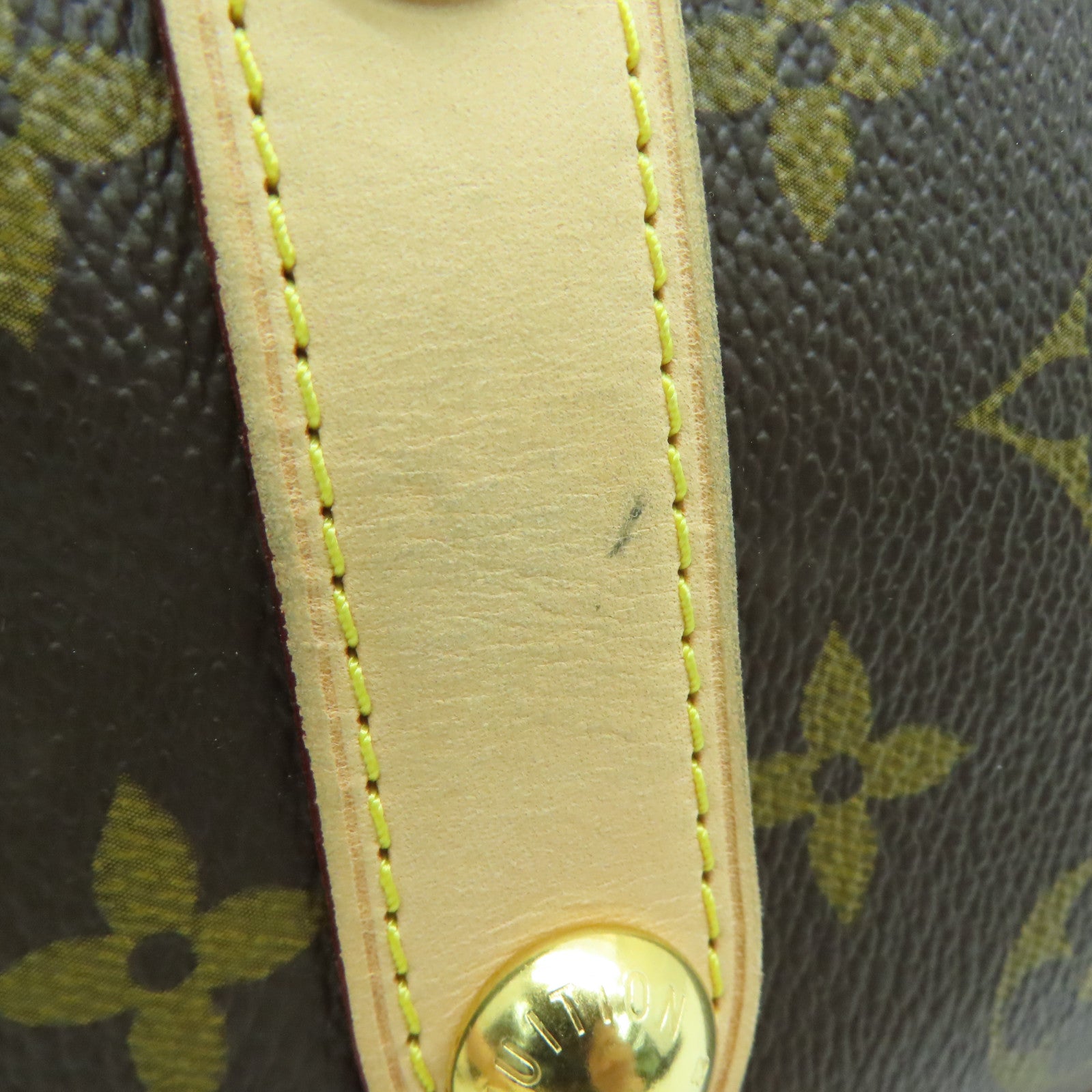 LOUIS VUITTON Monogram Galliera PM金扣肩背袋啡色