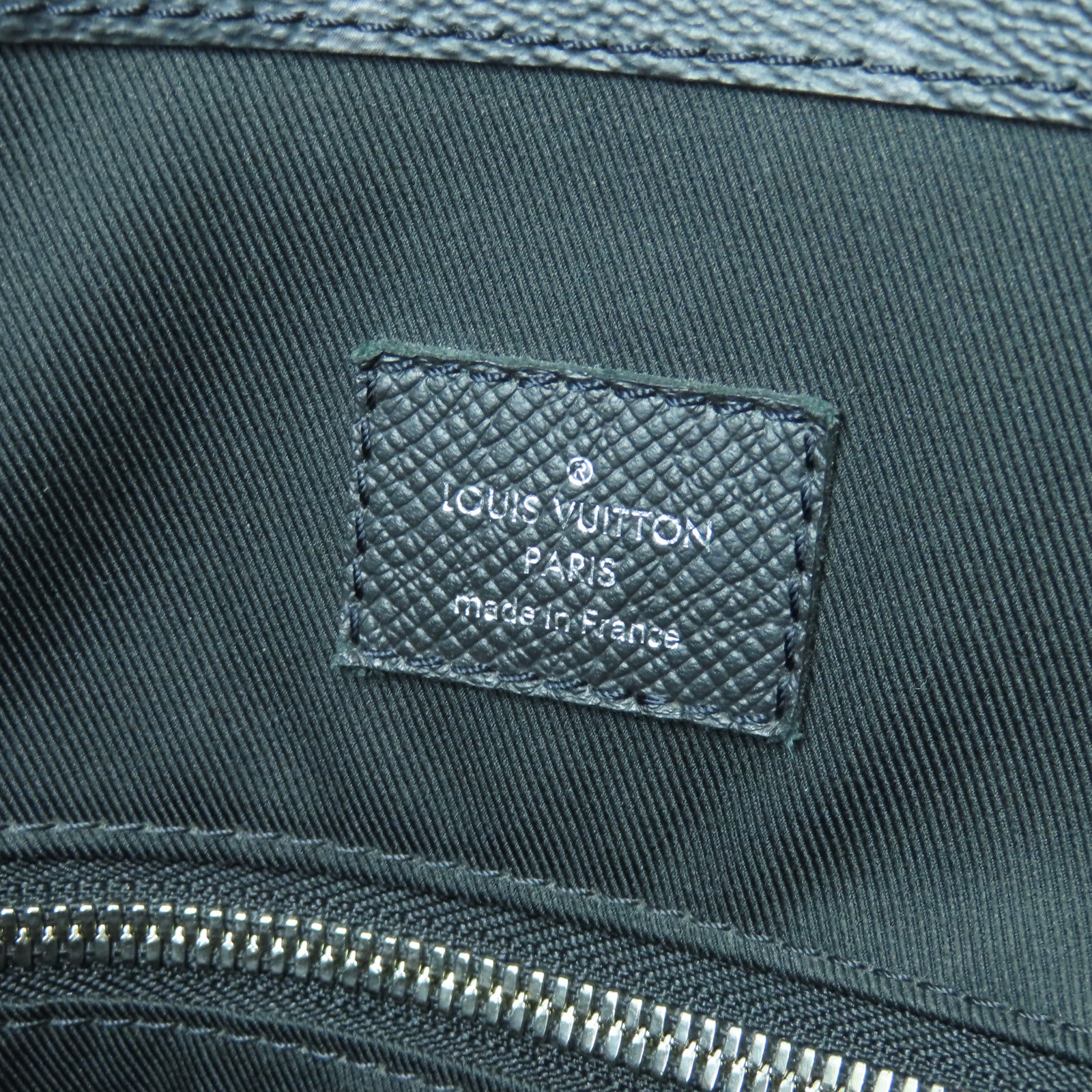 LOUIS VUITTON Monogram Eclipse City Tote Bag Taigarama銀扣手挽肩背兩用袋黑色