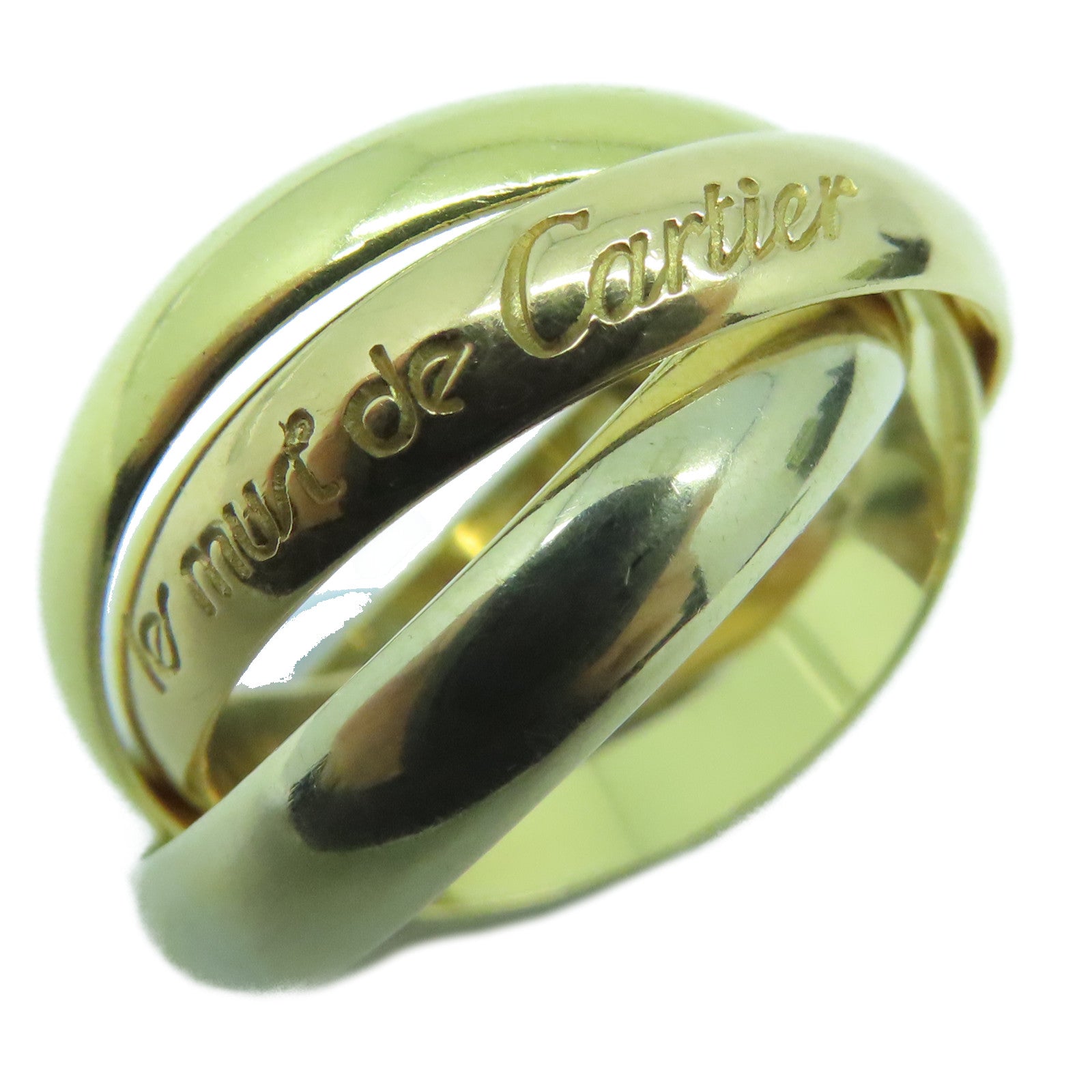 CARTIER 【激减优惠】18K黄金/玫瑰金/白金Trinity Ring戒指Cartier#49