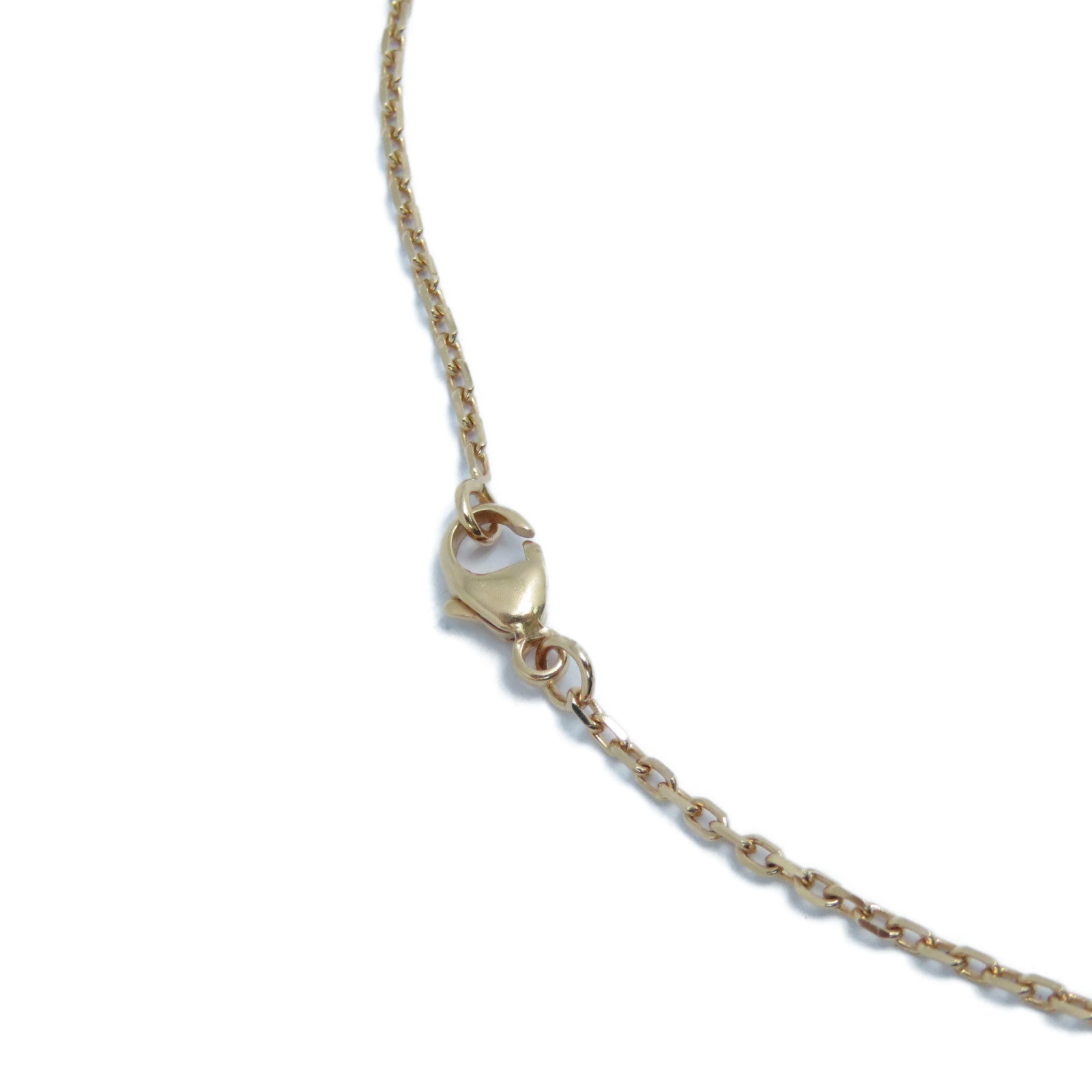 HERMES 金屬Pop H Necklace項鍊粉金色/米色