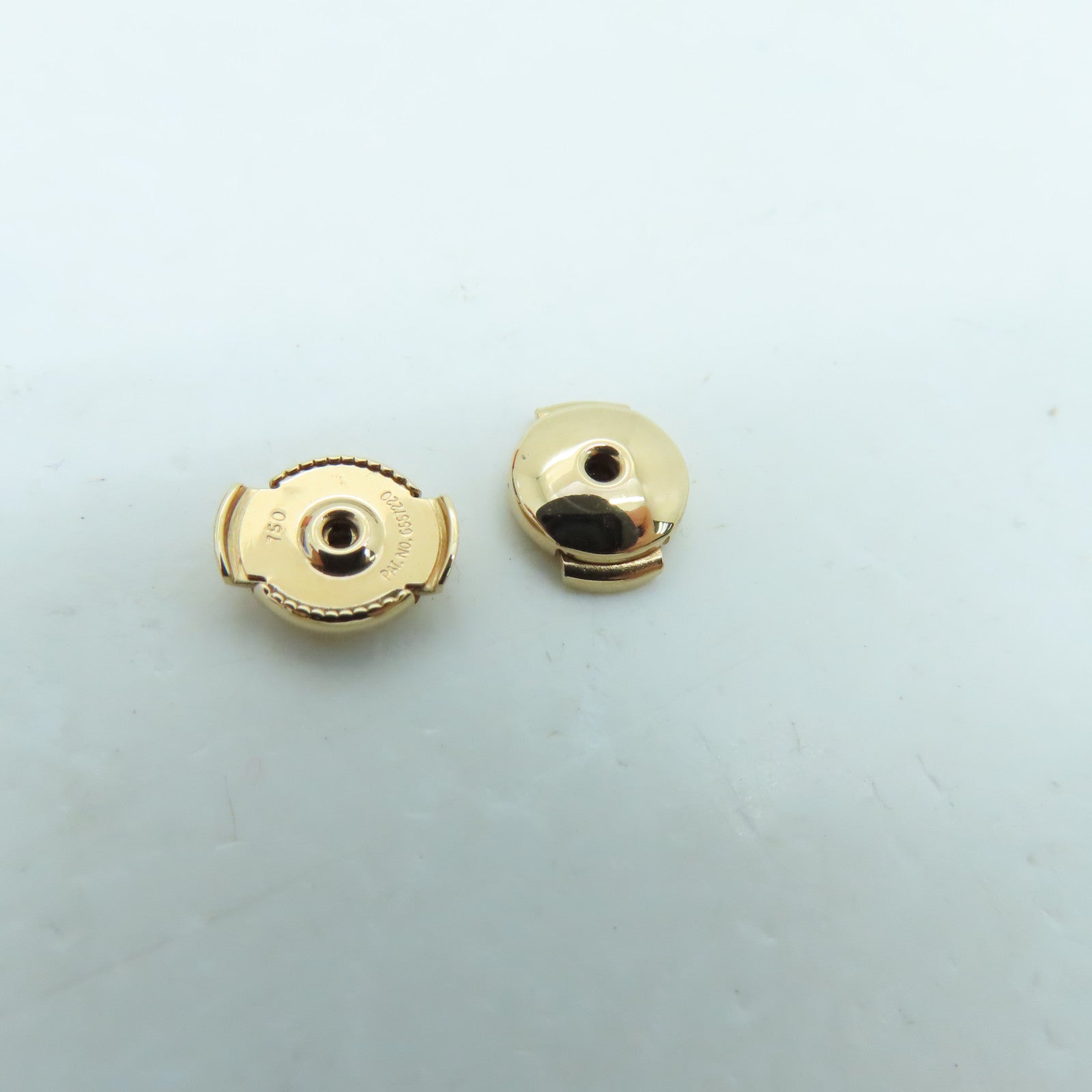 HERMES 18K玫瑰金Chain D'Ancre Divine Stud Earring耳環