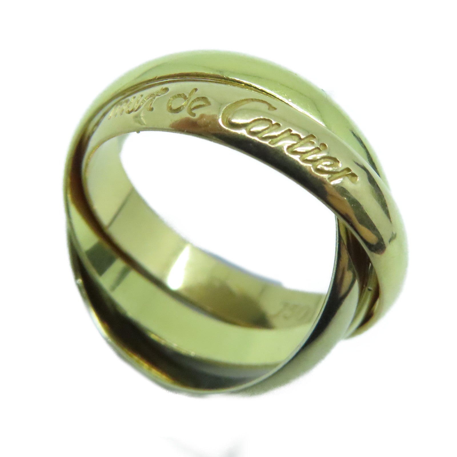 CARTIER 【激减优惠】18K黄金/玫瑰金/白金Trinity Ring戒指Cartier#49