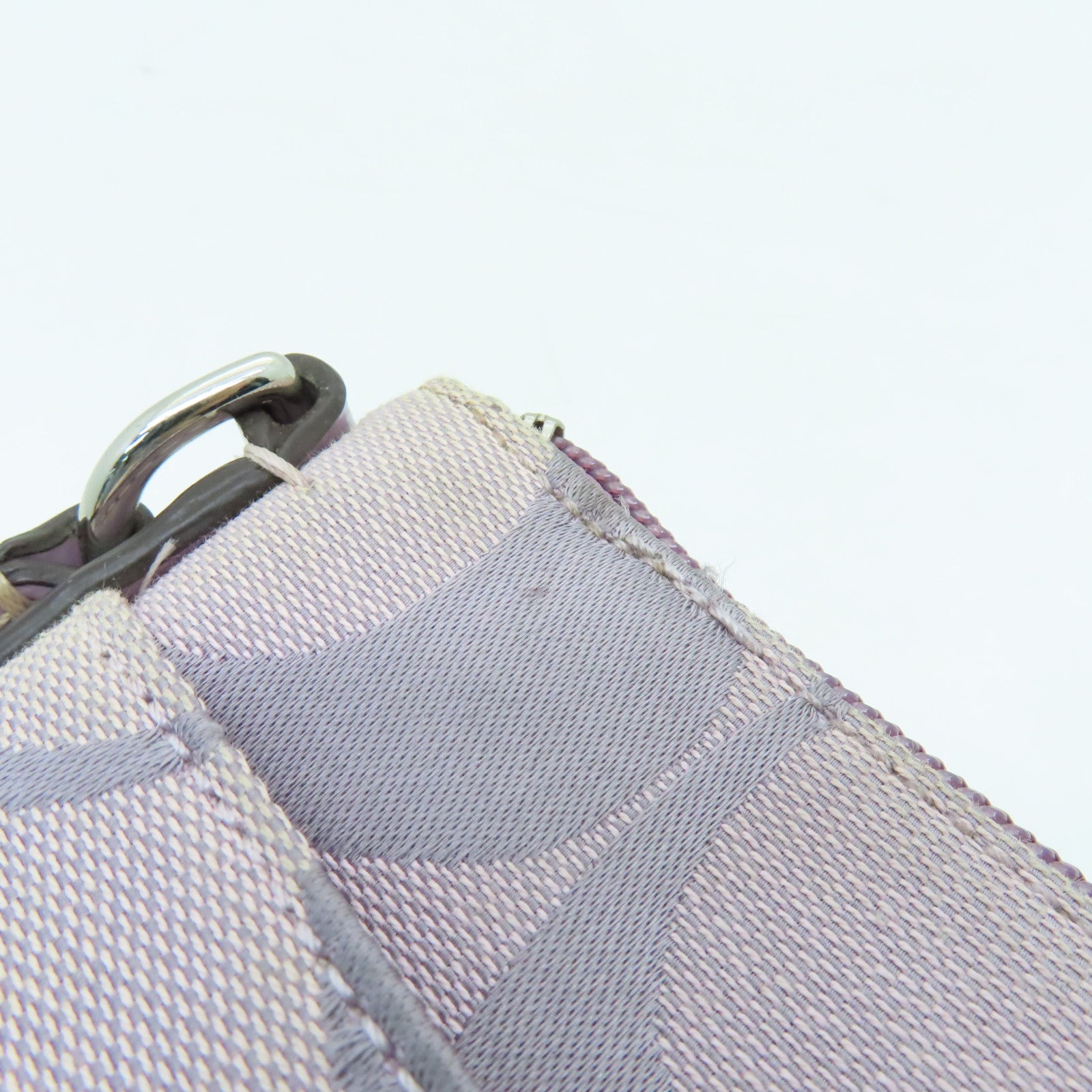 COACH 帆布Shoulder Bag銀扣肩背袋紫色