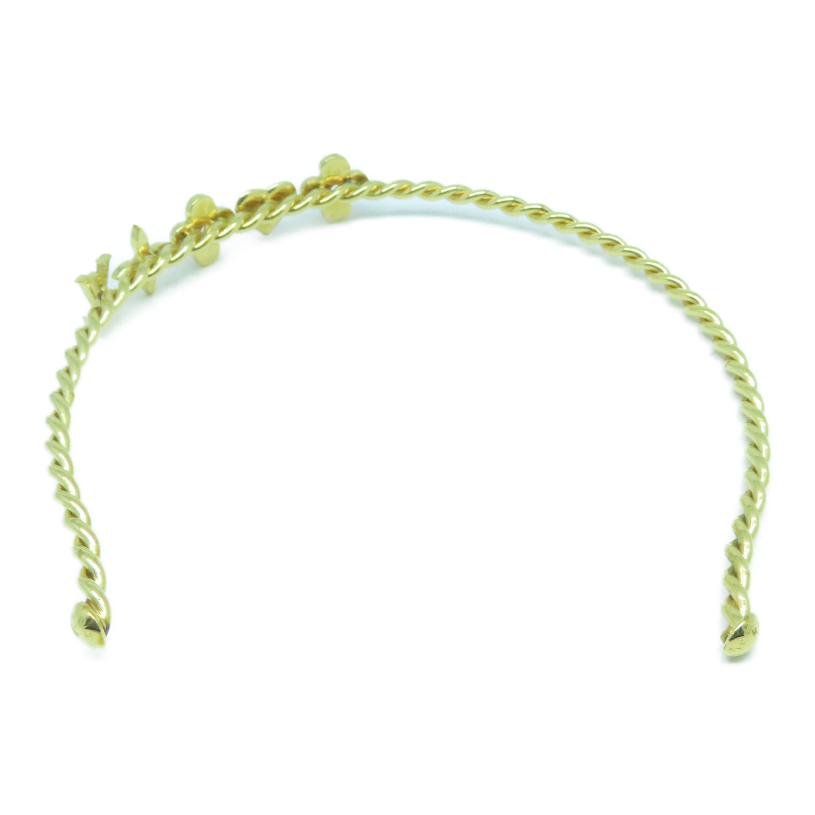 LOUIS VUITTON 金屬Headband頭箍粉紅色/金色