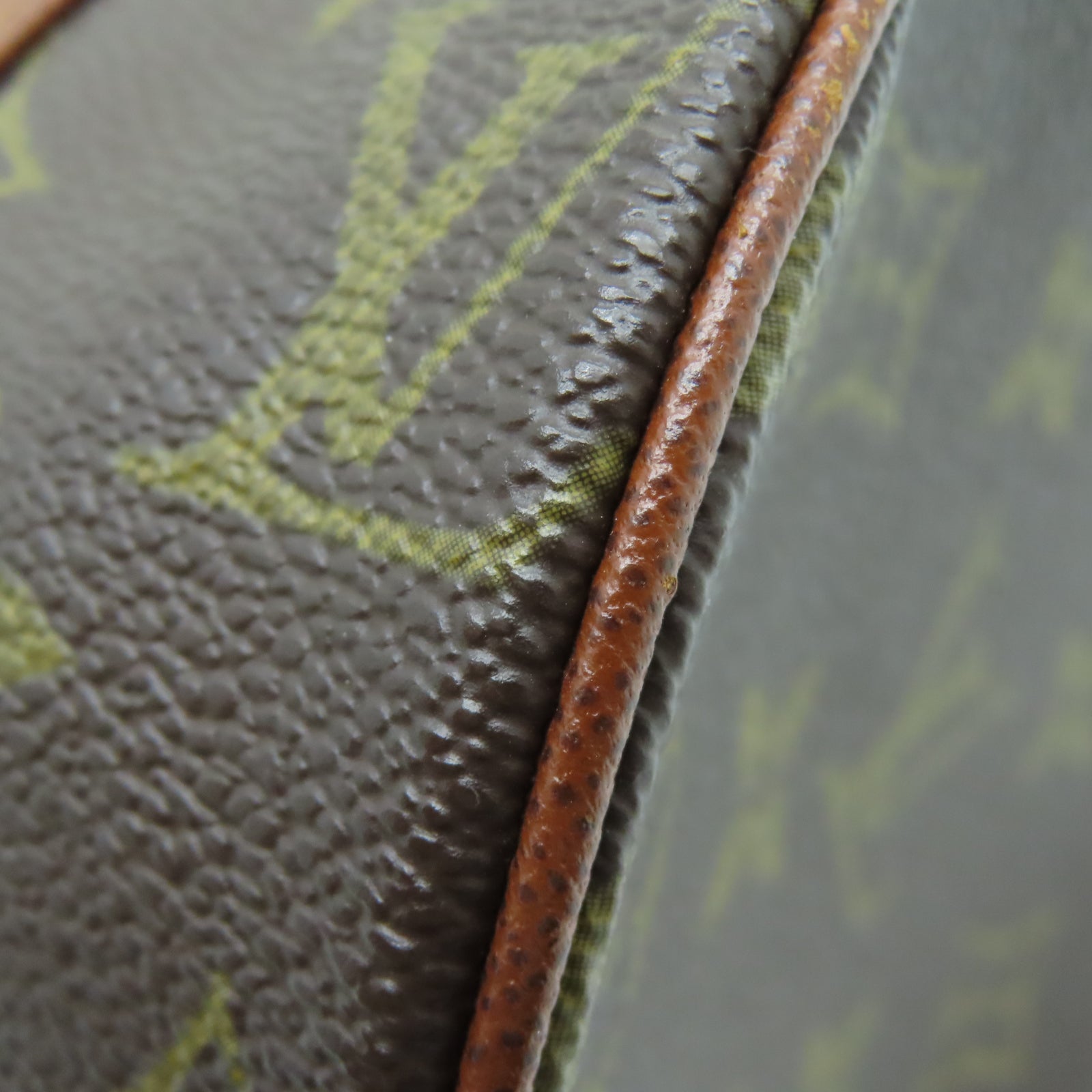 LOUIS VUITTON Monogram Papillon PM金扣肩背袋棕色