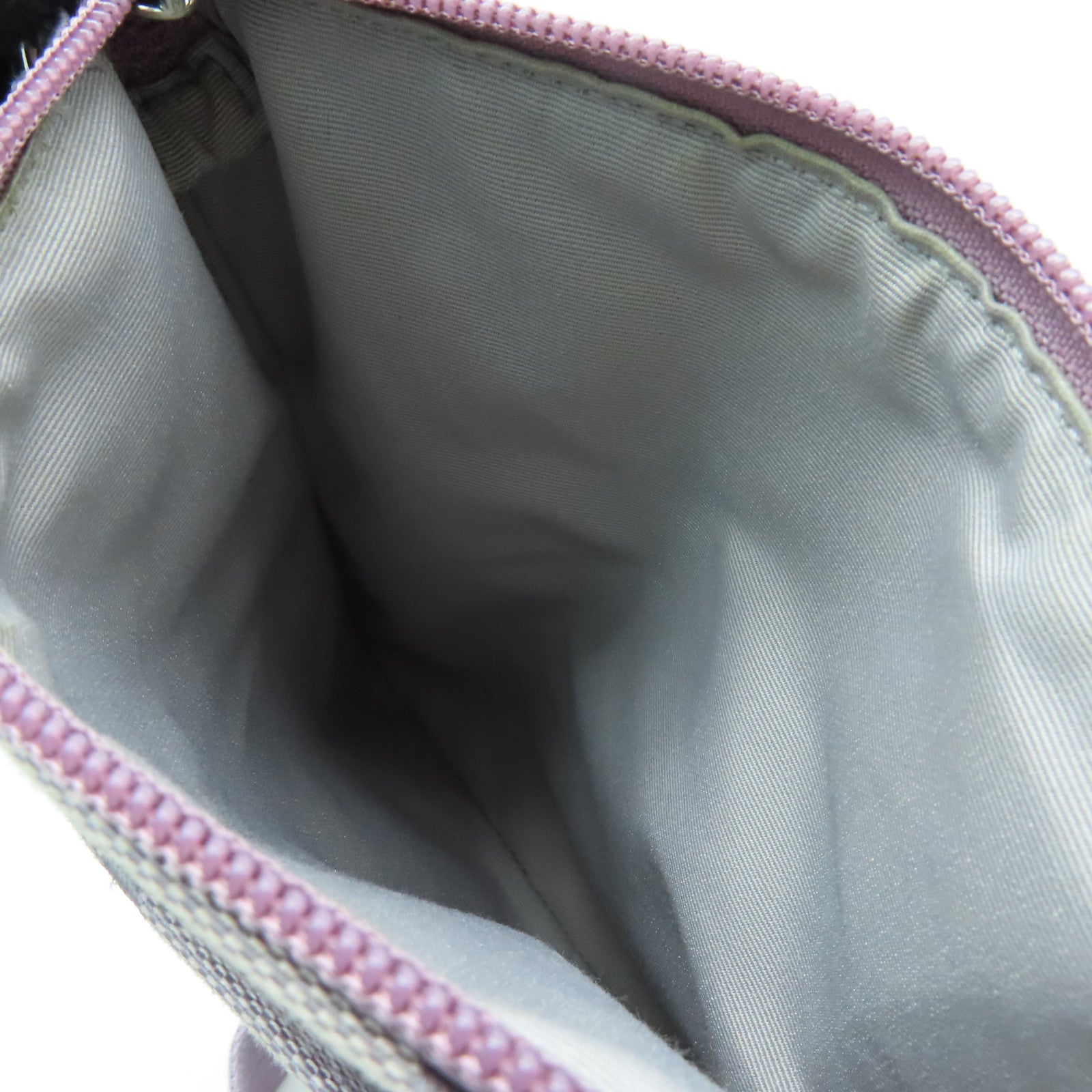 COACH 帆布Shoulder Bag銀扣肩背袋紫色