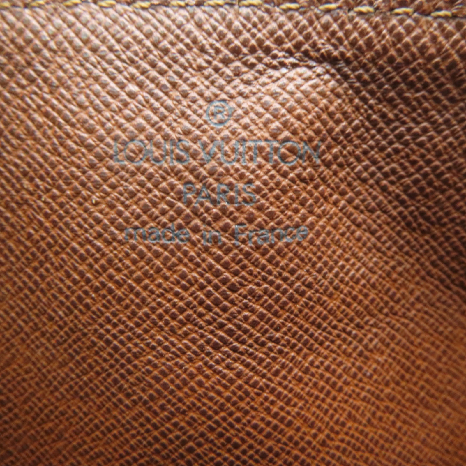 LOUIS VUITTON Monogram Papillon PM金扣肩背袋棕色