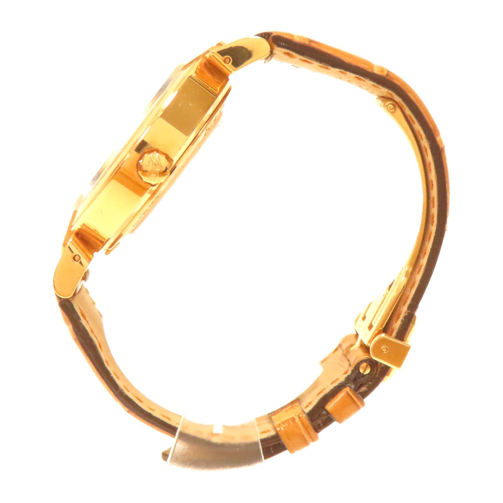 HARRY WINSTON 18K黃金Pemier Excenter手錶自動機芯黑色