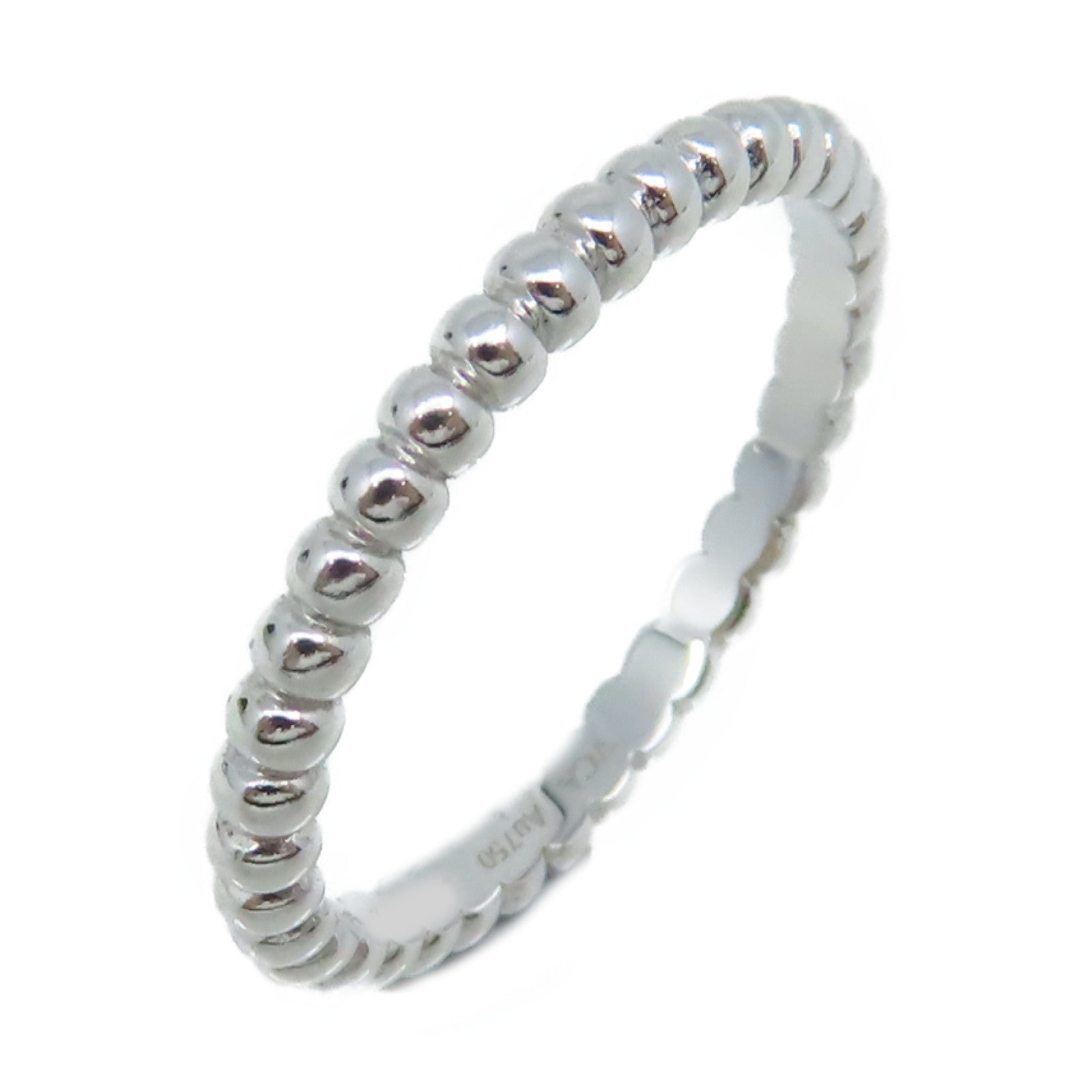 Van Cleef & Arpels 18K白金Perlee Pearls of Gold Ring戒指US#51