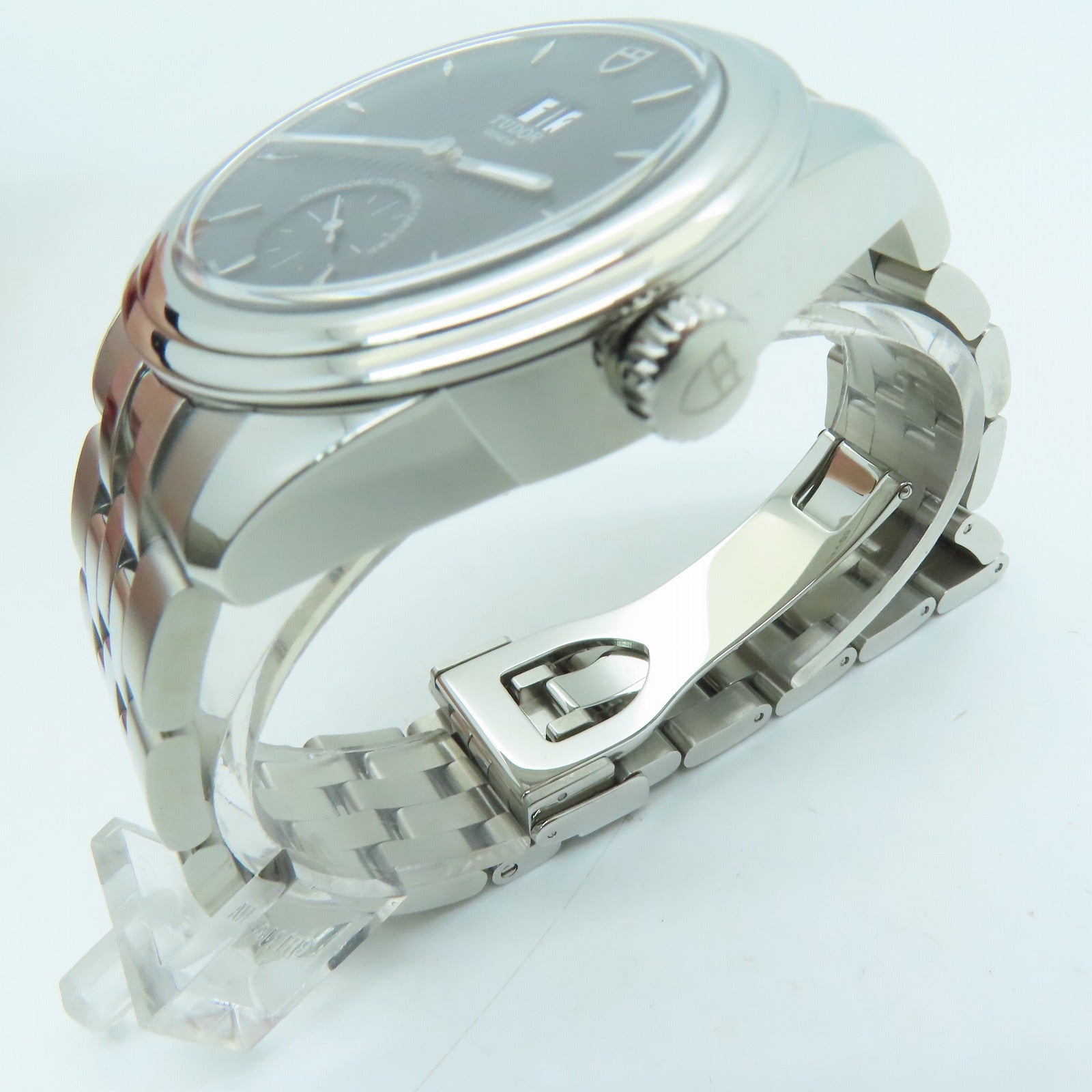 TUDOR Glamour Double Day不锈钢手表自动机芯黑色