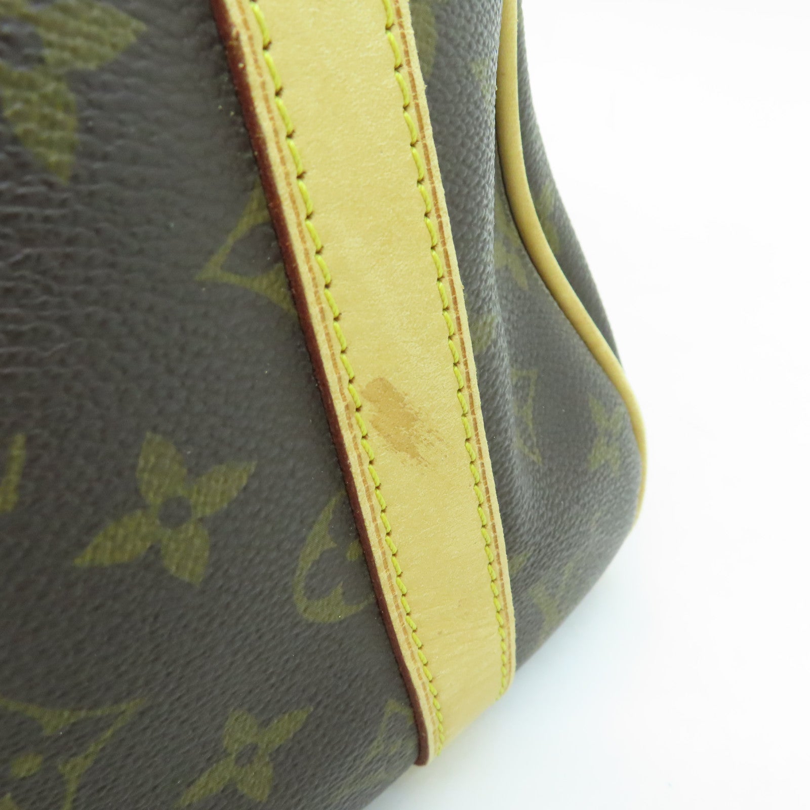LOUIS VUITTON Monogram Stresa PM金扣肩背袋棕色