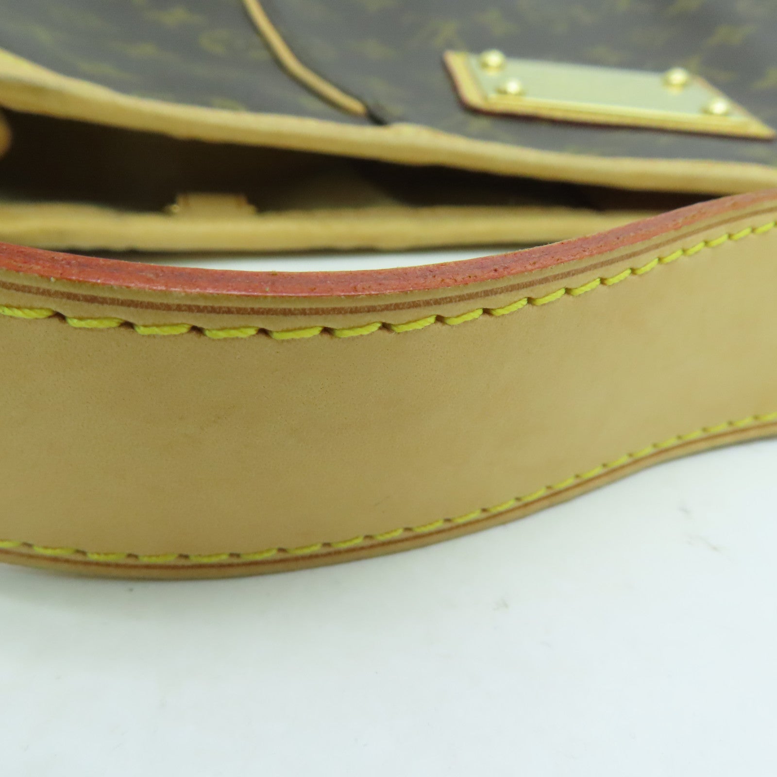 LOUIS VUITTON Monogram Galliera PM金扣肩背袋啡色