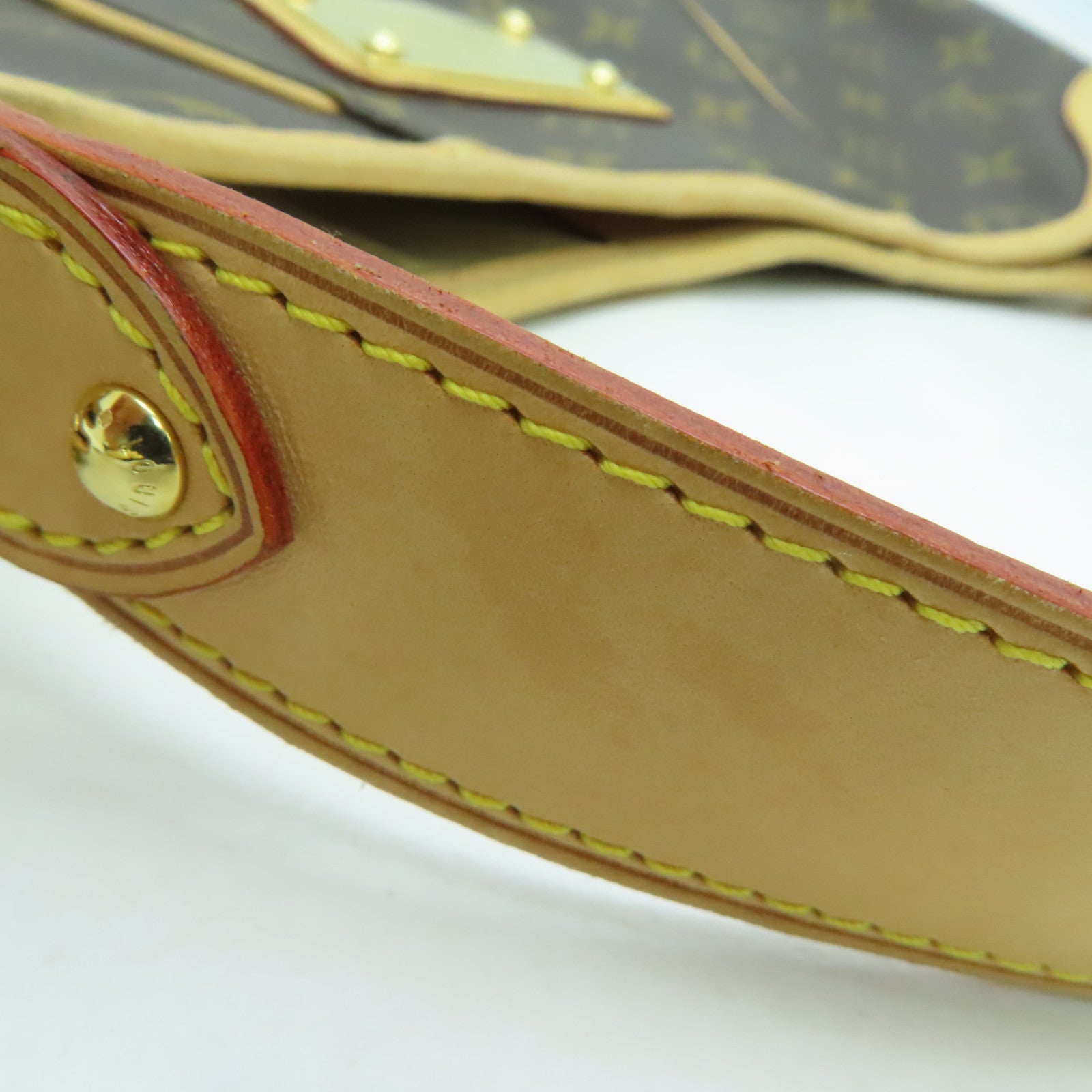 LOUIS VUITTON Monogram Galliera PM金扣肩背袋啡色