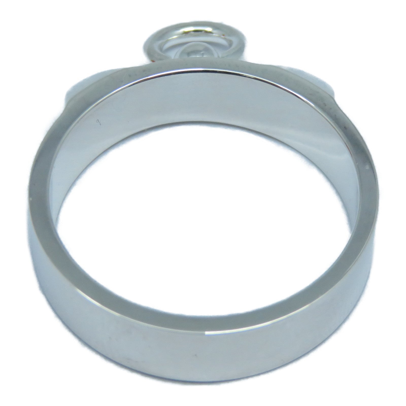 HERMES 925純銀Bague Collier de Chien戒指US#7.5銀色