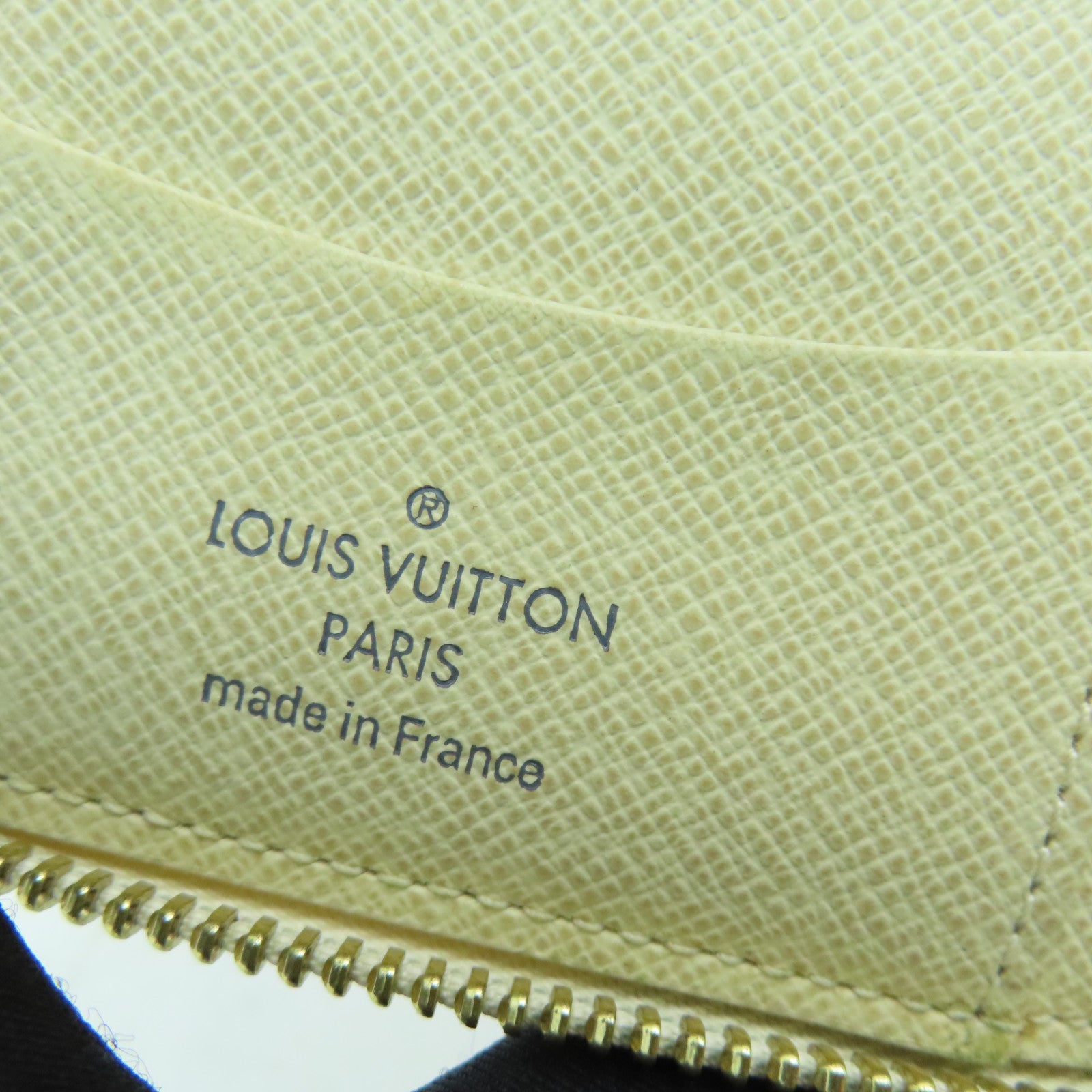 LOUIS VUITTON 【激減優惠】Damier Azur Zippy Wallet金扣錢包白色