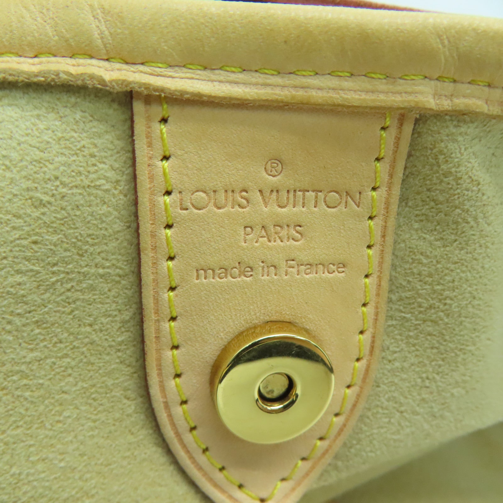 LOUIS VUITTON Monogram Galliera PM金扣肩背袋啡色