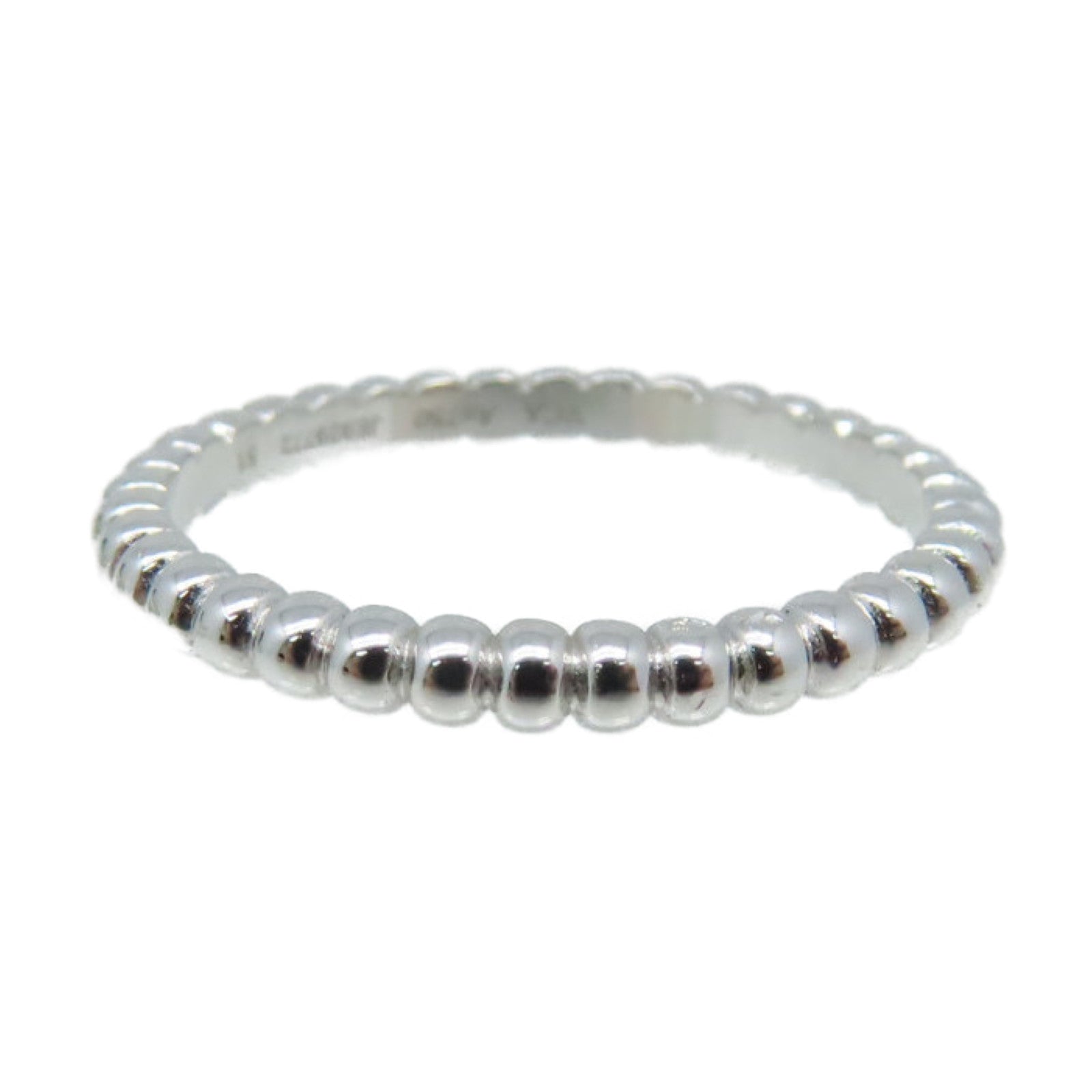 Van Cleef & Arpels 18K白金Perlee Pearls of Gold Ring戒指US#51