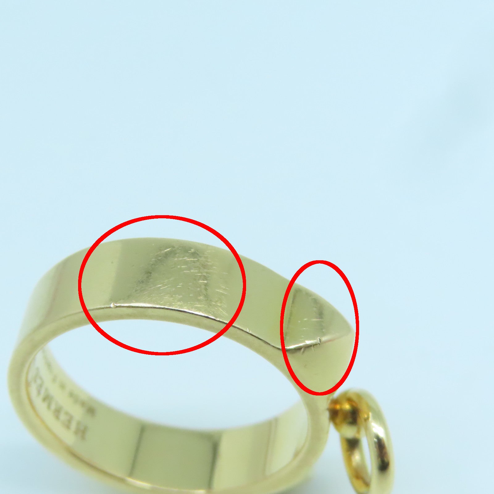 HERMES 18K玫瑰金Collier De Chien Ring戒指#50 US#5.25
