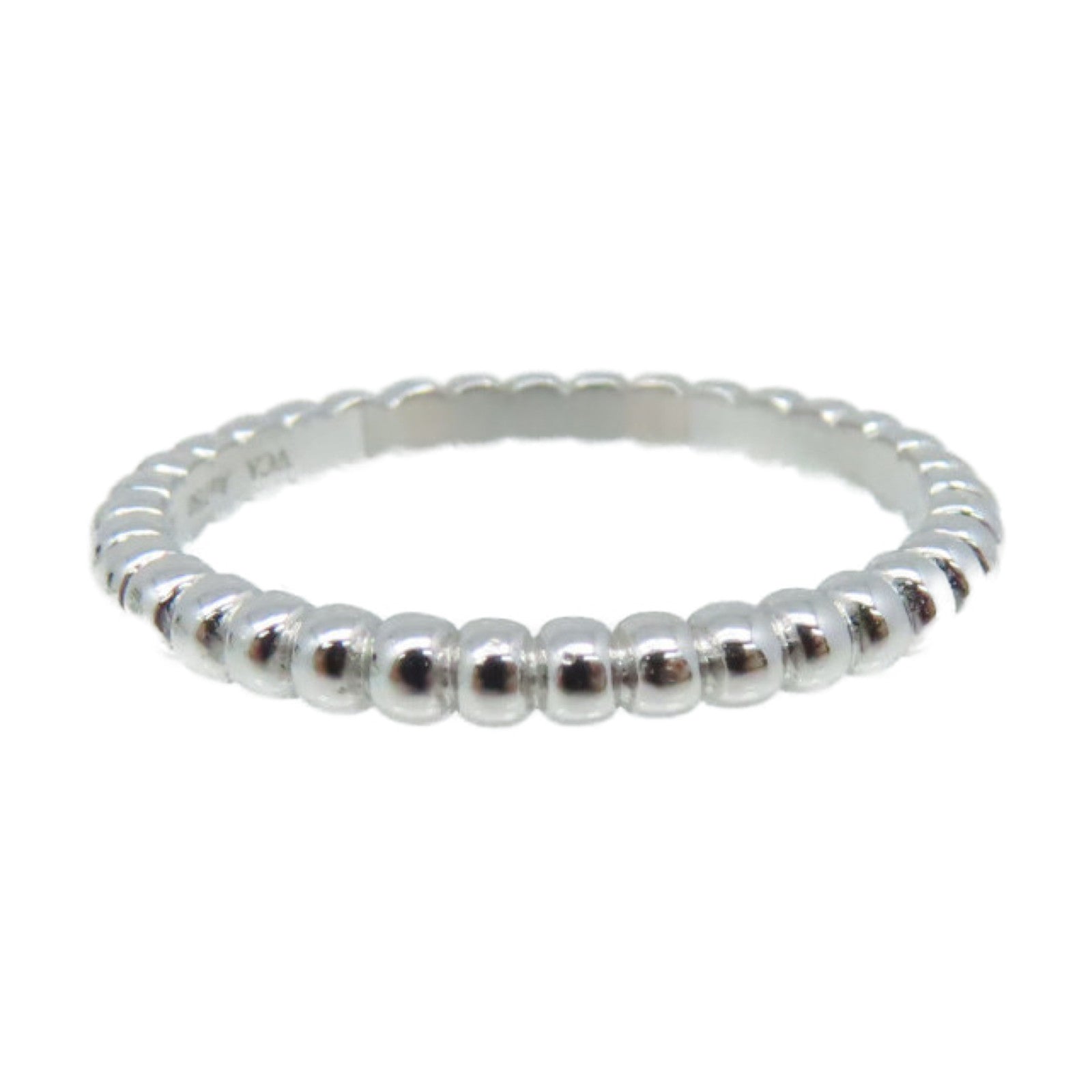 Van Cleef & Arpels 18K白金Perlee Pearls of Gold Ring戒指US#51