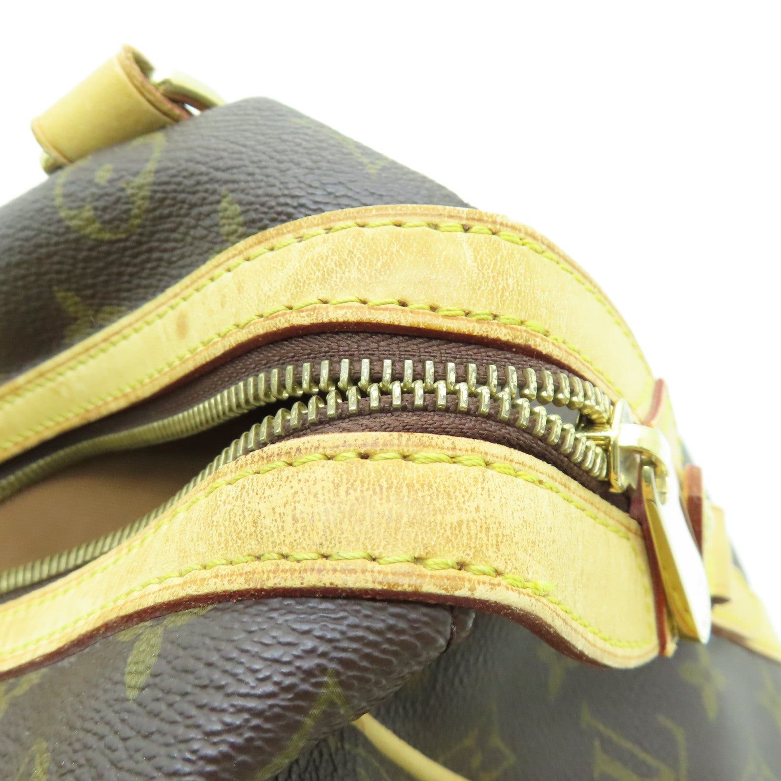 LOUIS VUITTON Monogram Stresa PM金扣肩背袋棕色