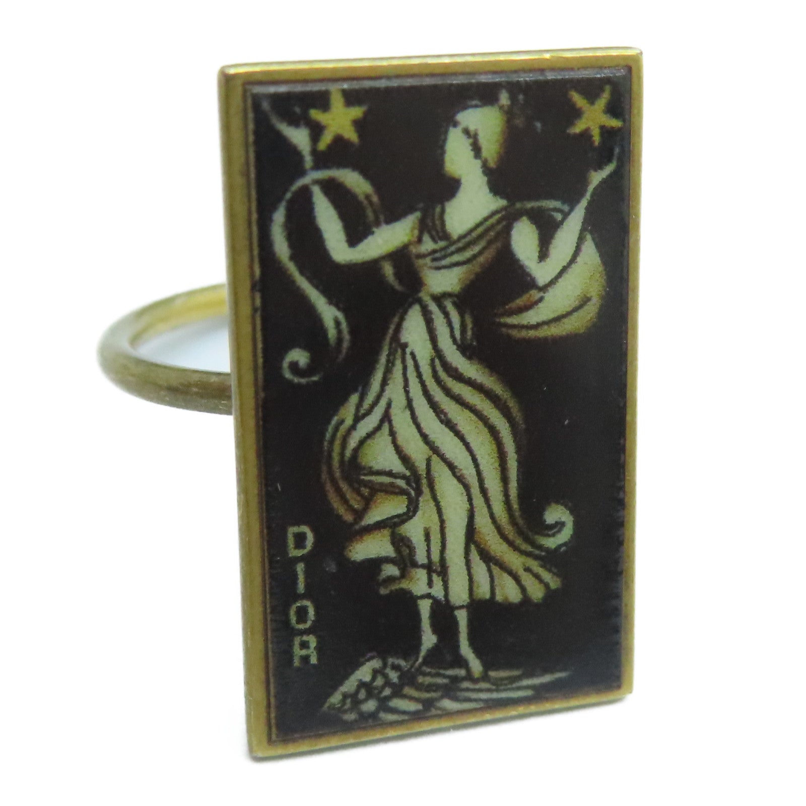 Dior 金属Ring戒指US#6黑色