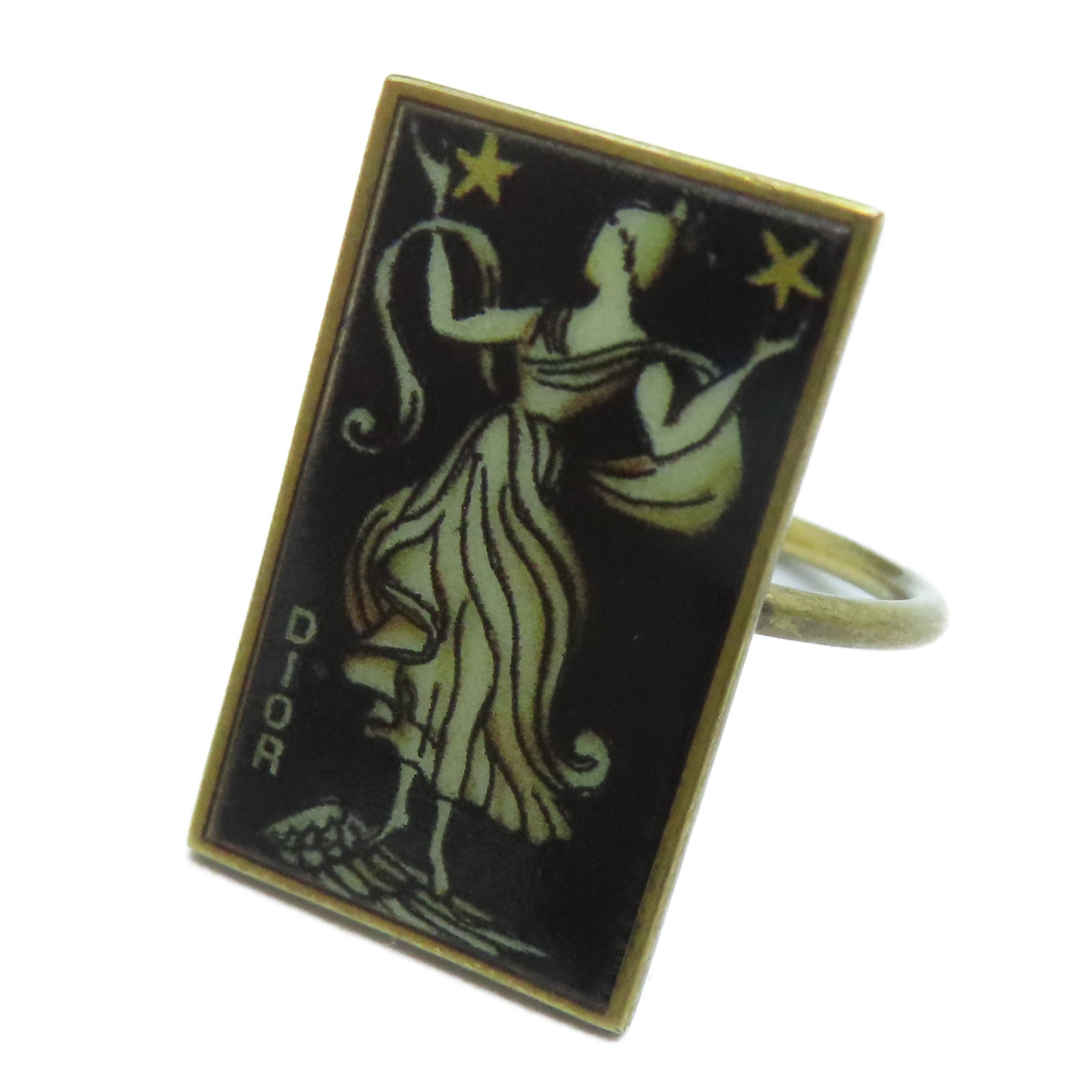Dior 金属Ring戒指US#6黑色