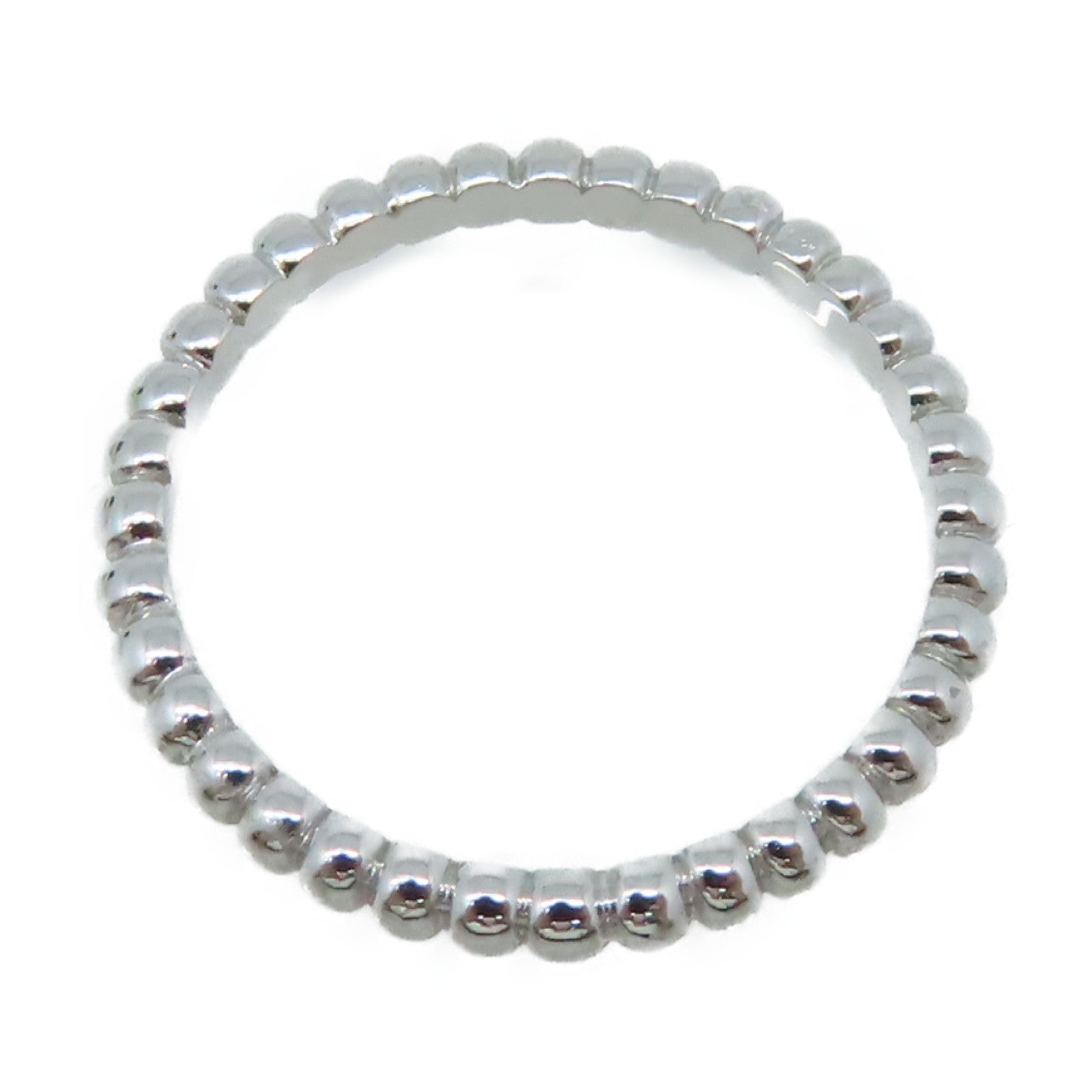 Van Cleef & Arpels 18K白金Perlee Pearls of Gold Ring戒指US#51
