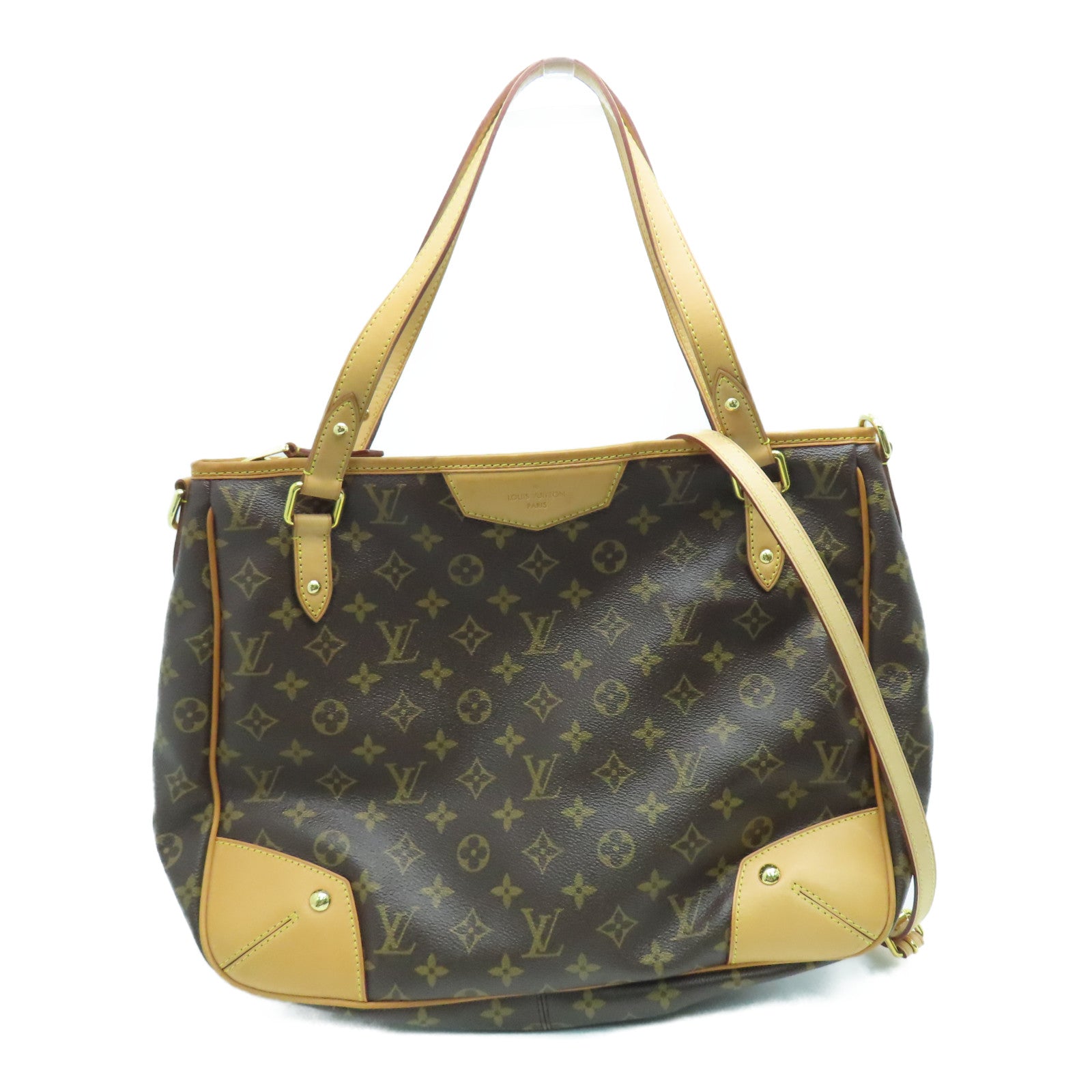 LOUIS VUITTON Monogram Estrela MM金扣肩背袋啡色