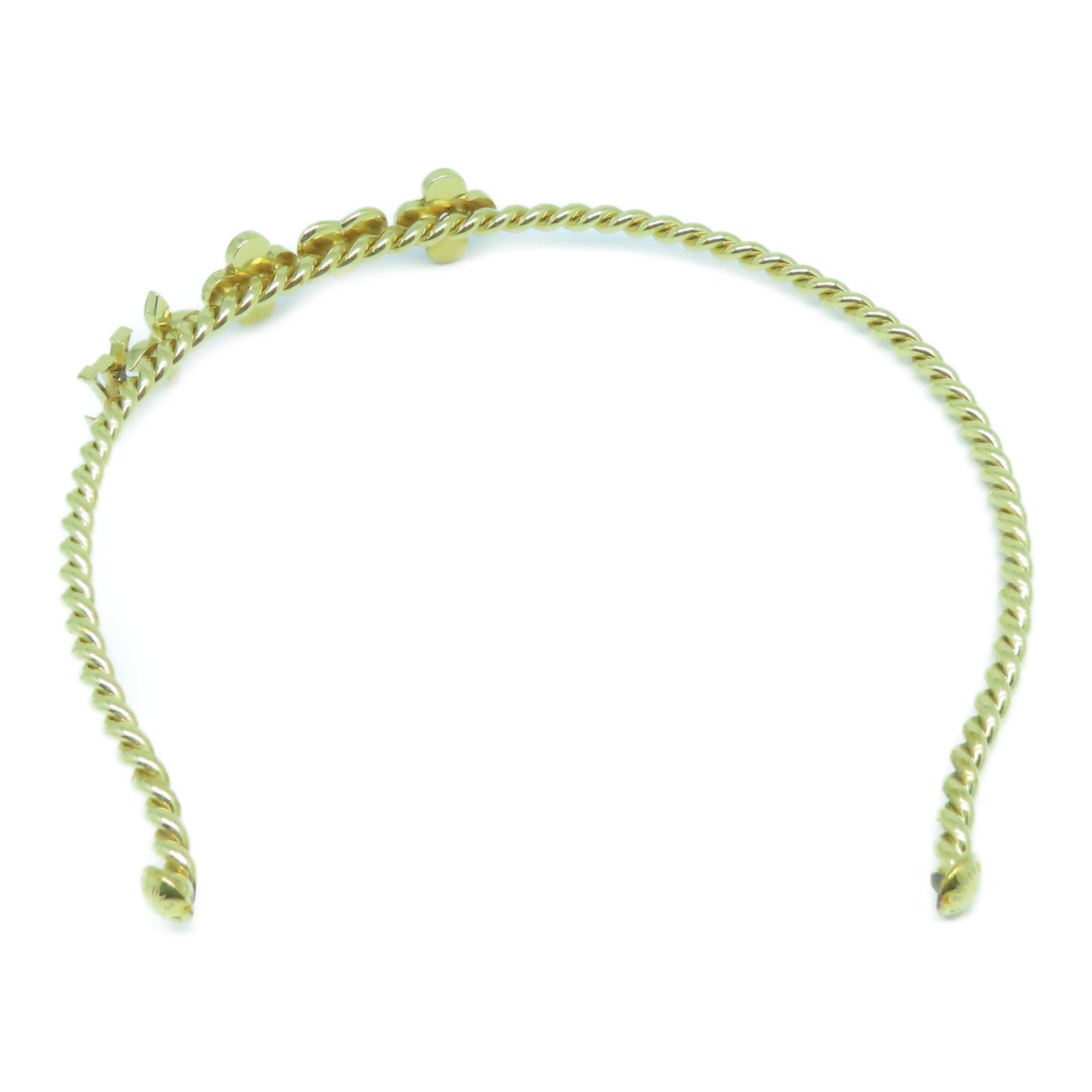 LOUIS VUITTON 金屬Headband頭箍紫色/金色