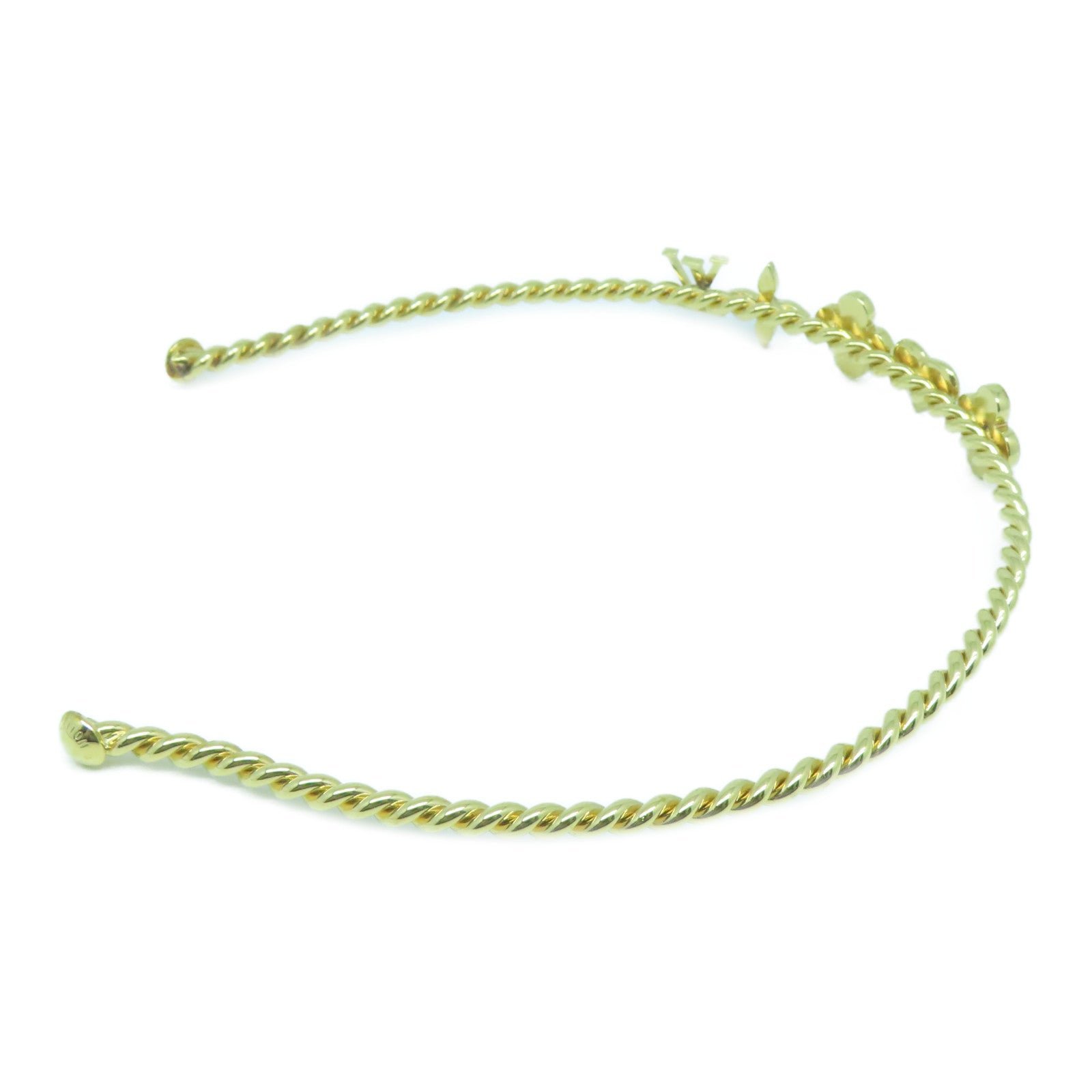 LOUIS VUITTON 金屬Headband頭箍紫色/金色