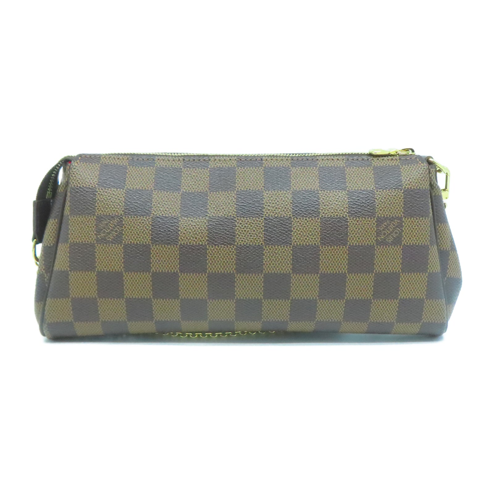 LOUIS VUITTON Damier Eva金扣手挽肩背兩用袋棕色