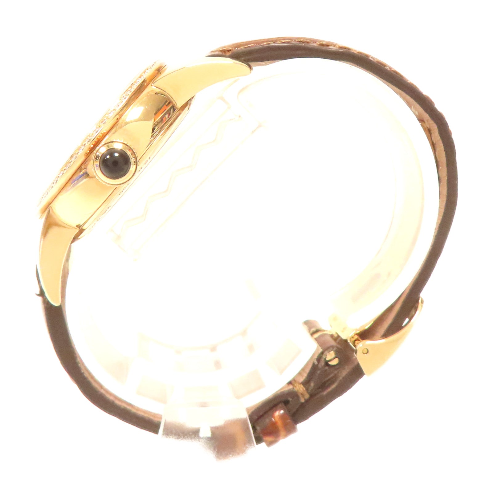 GIRARD-PERREGAUX 18K黃金Cat's Eye手錶自動機芯珠光色