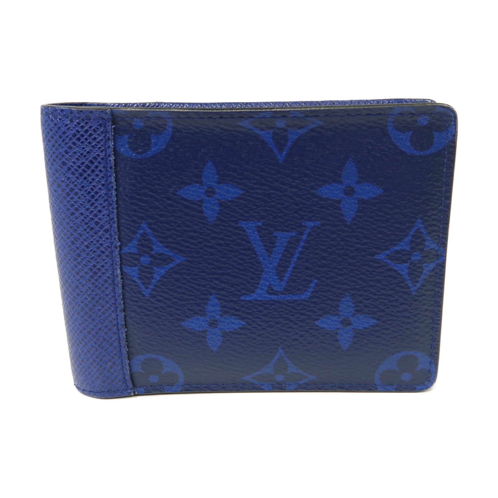 LOUIS VUITTON Taiga/Monogram Wallet錢包藍色