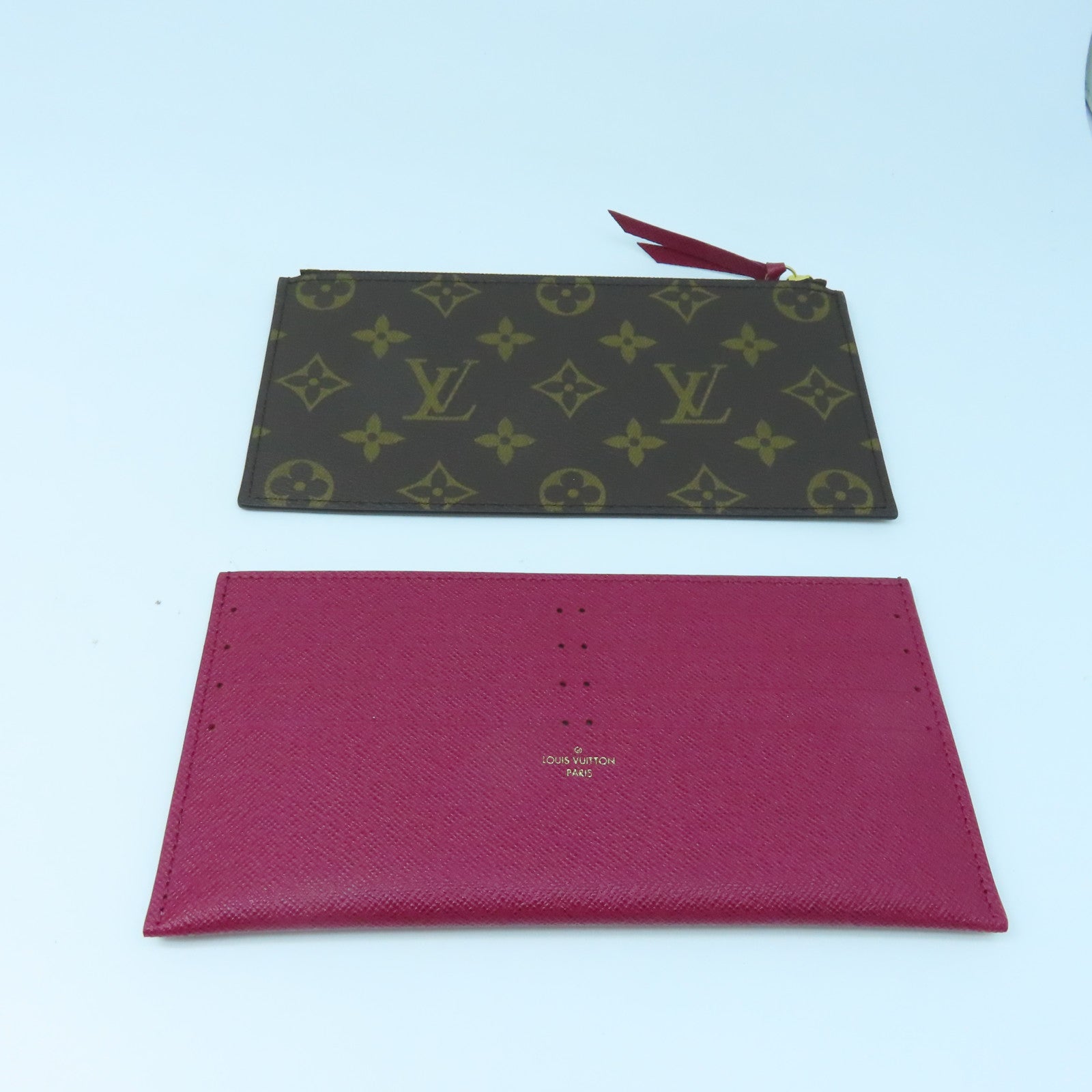 LOUIS VUITTON Monogram Felicie Pochette金扣肩背袋棕色