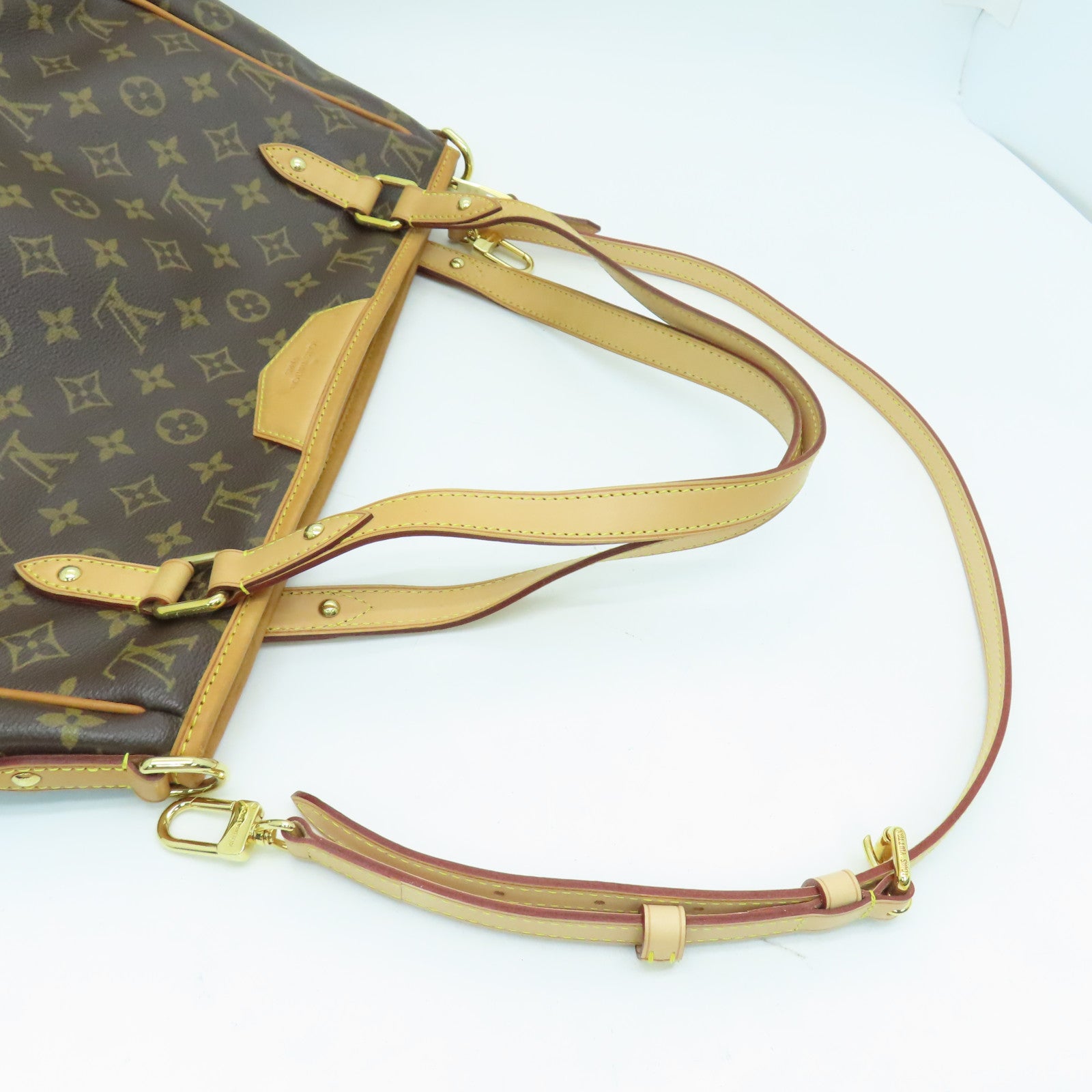 LOUIS VUITTON Monogram Estrela MM金扣肩背袋啡色
