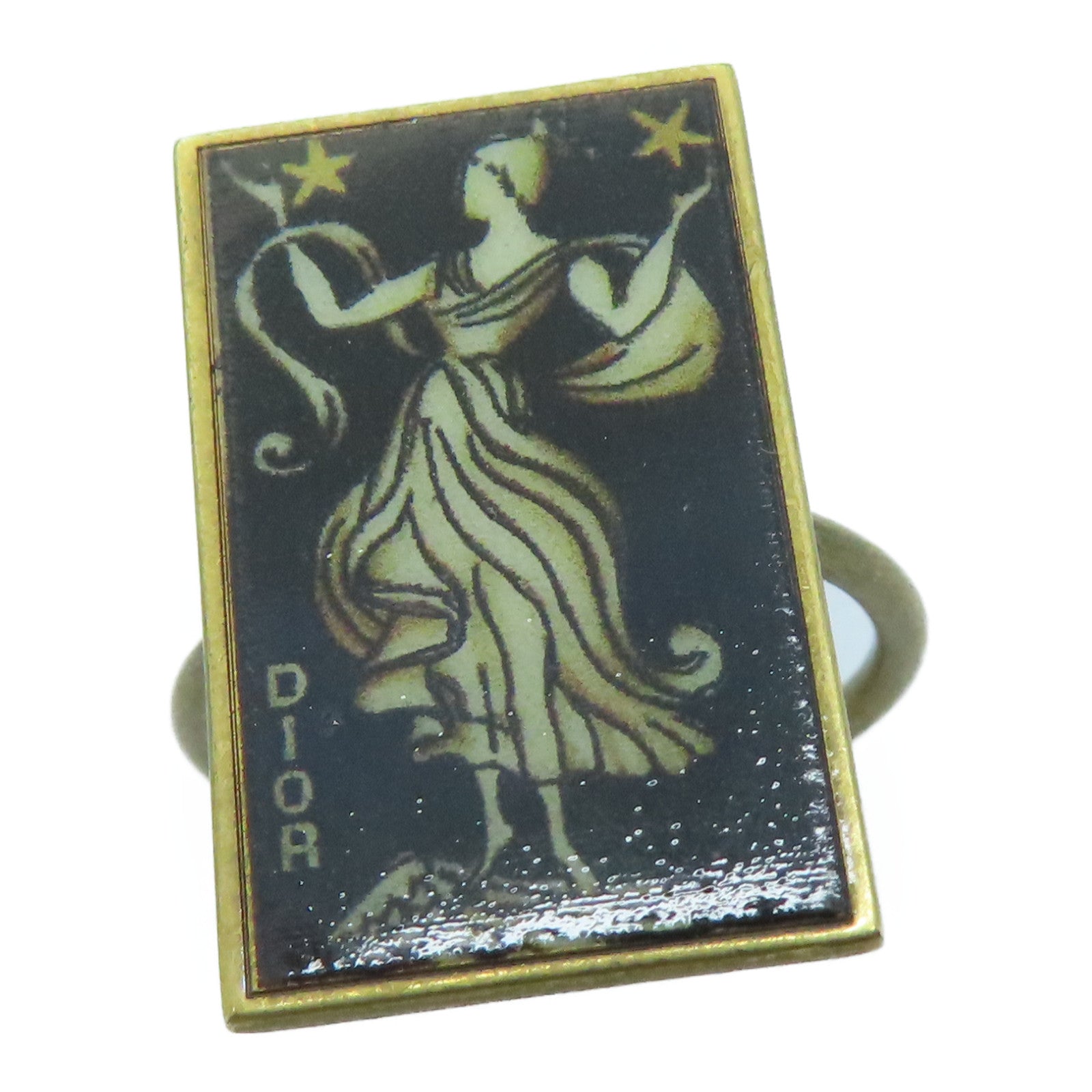 Dior 金属Ring戒指US#6黑色