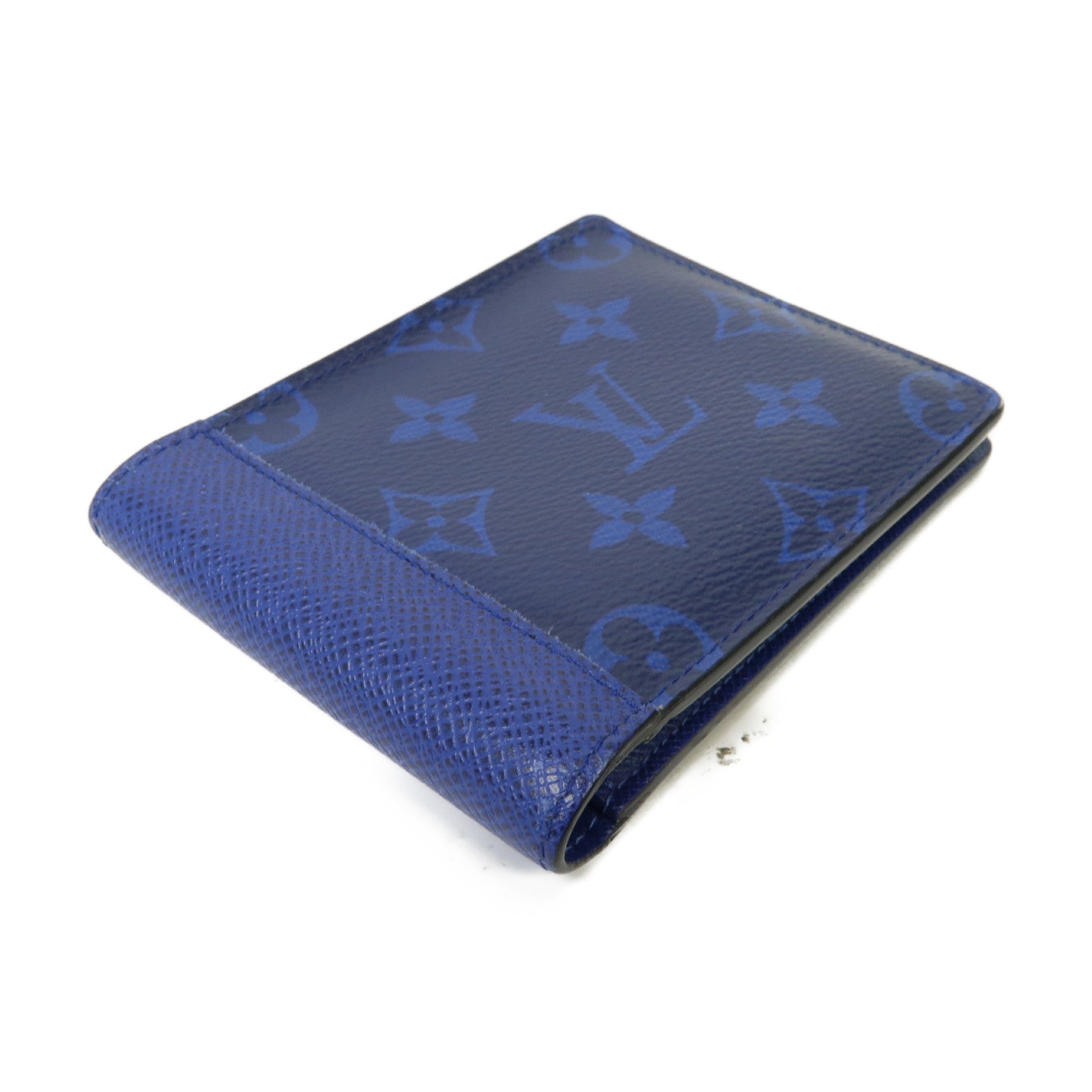 LOUIS VUITTON Taiga/Monogram Wallet錢包藍色