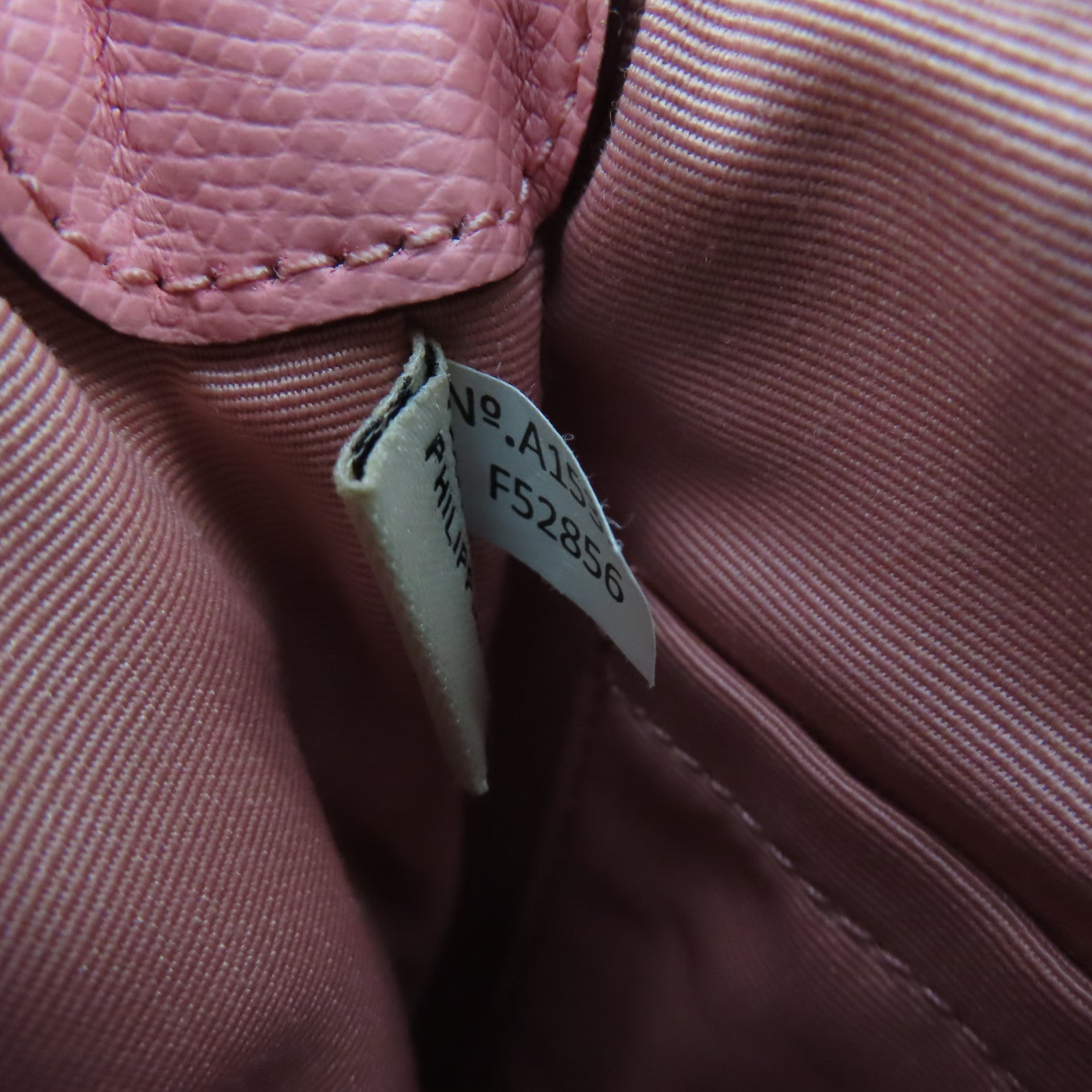 COACH 塗層帆布Shoulder Bag銀扣肩背袋粉紅色/啡色