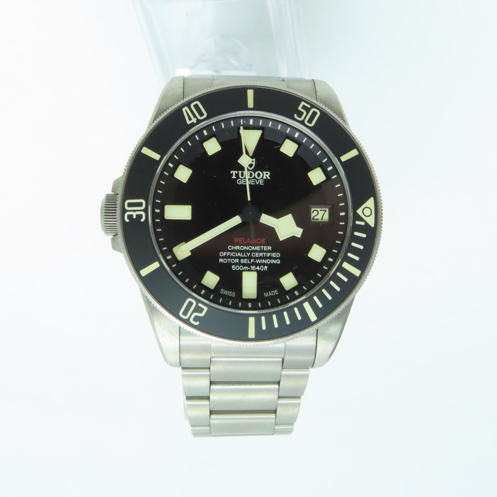 TUDOR Pelagos鈦金手錶自動機芯黑色