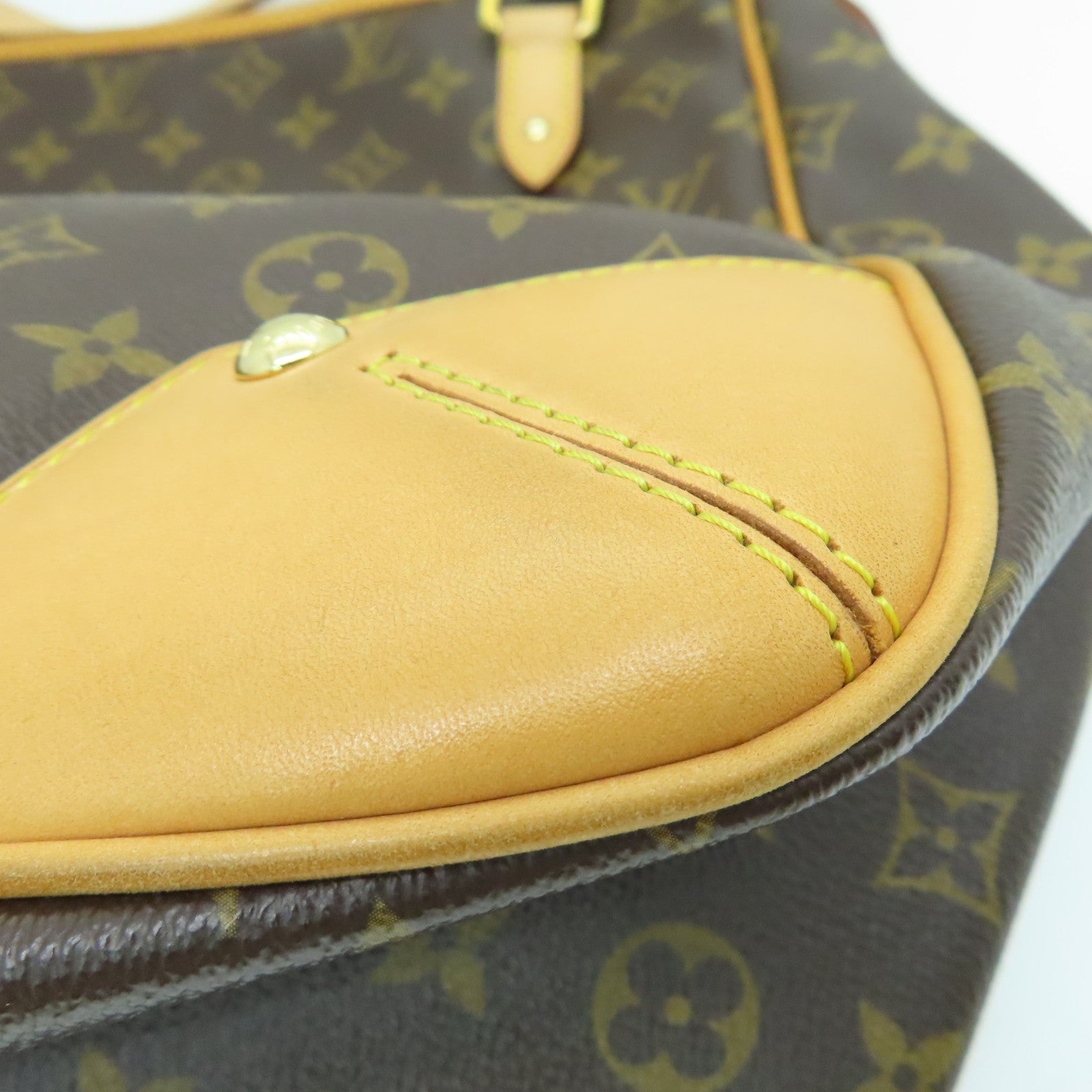 LOUIS VUITTON Monogram Estrela MM金扣肩背袋啡色