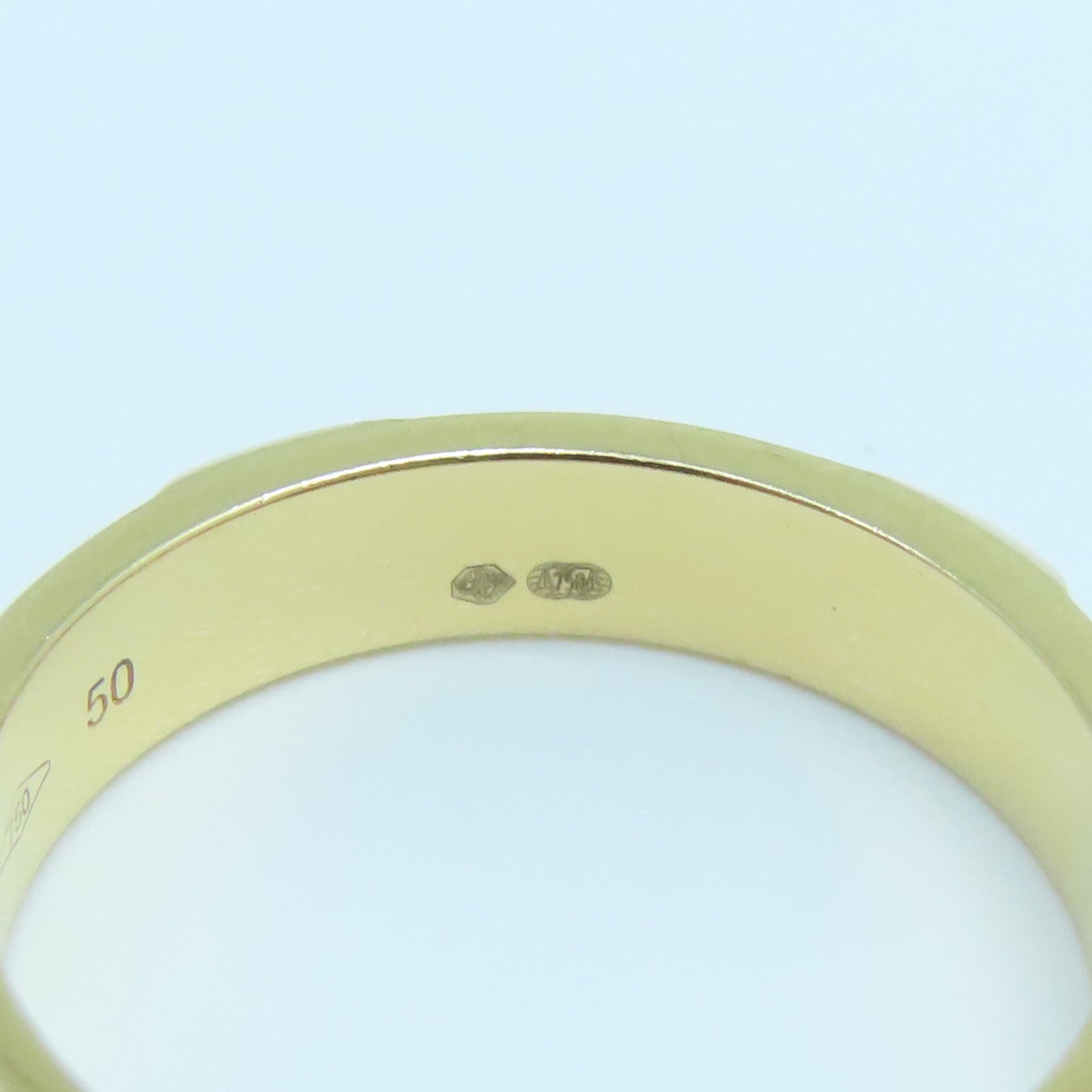 HERMES 【激減優惠】18K玫瑰金Bague Mini Clous Ring戒指#50 US#5.25