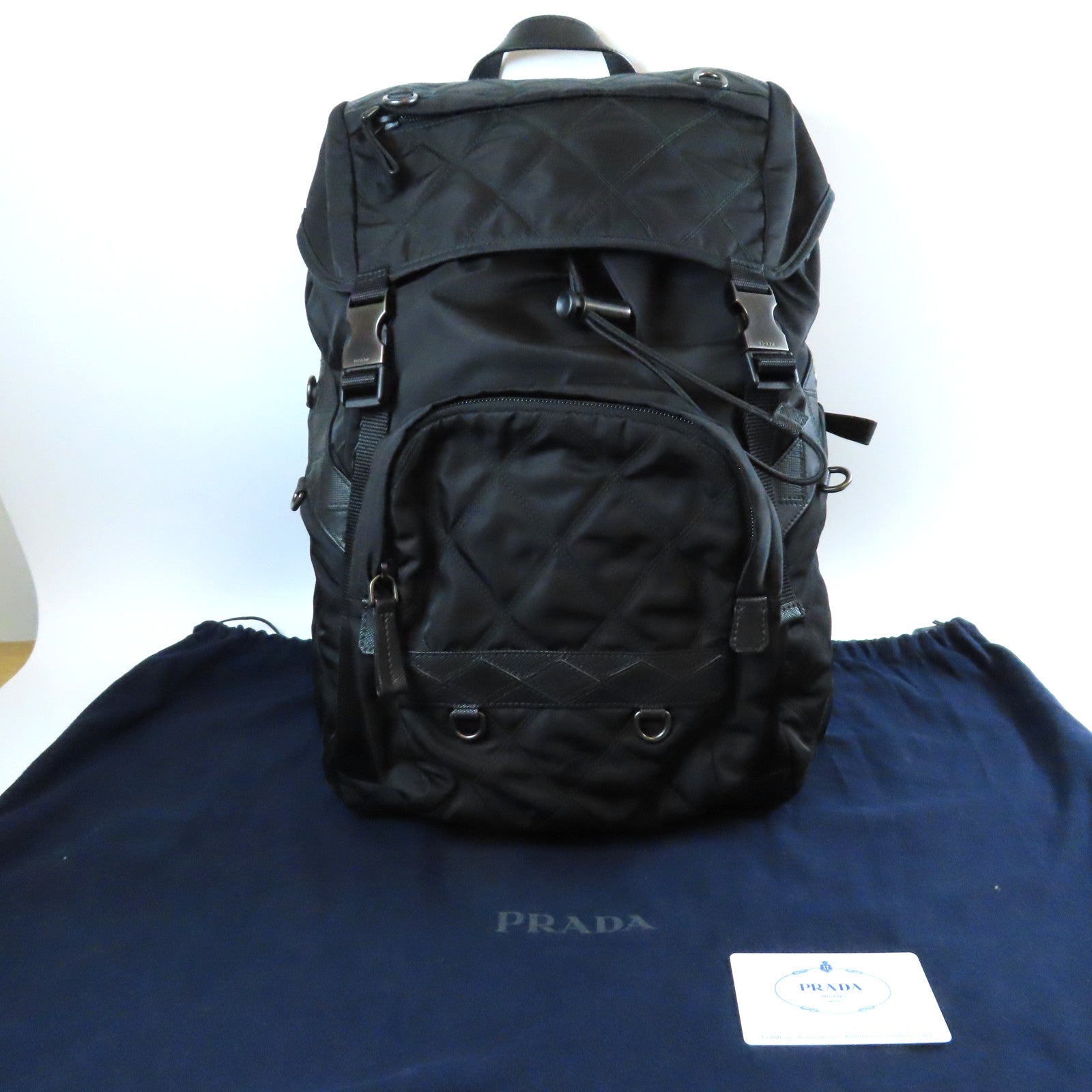 PRADA 尼龍BackPack背包黑色