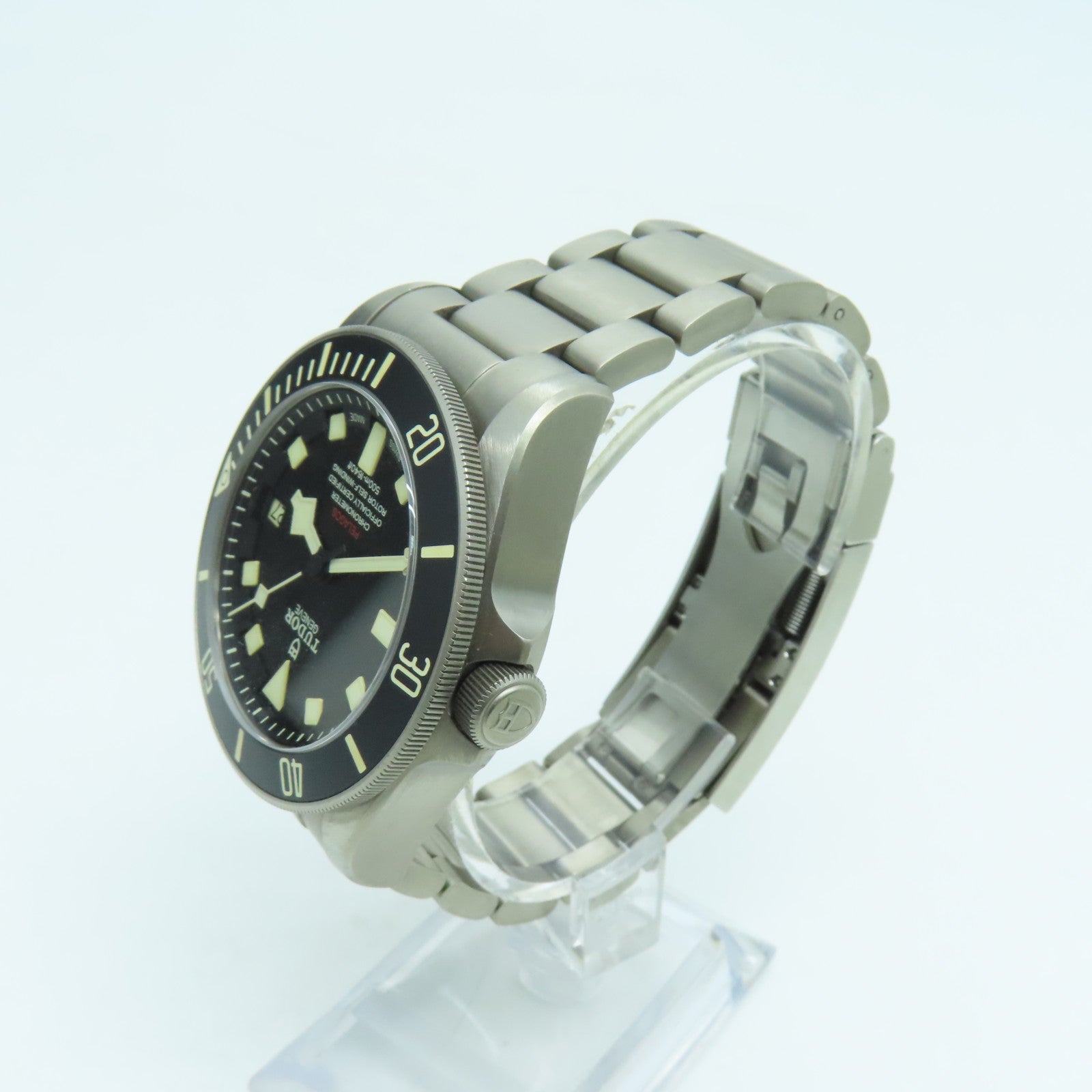 TUDOR Pelagos鈦金手錶自動機芯黑色