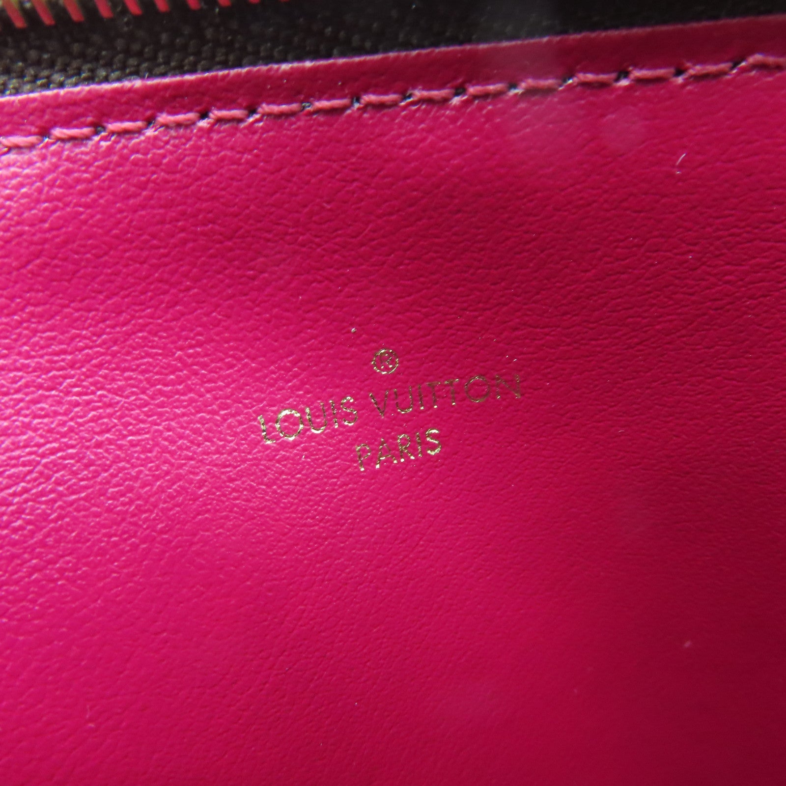 LOUIS VUITTON Monogram Felicie Pochette金扣肩背袋棕色